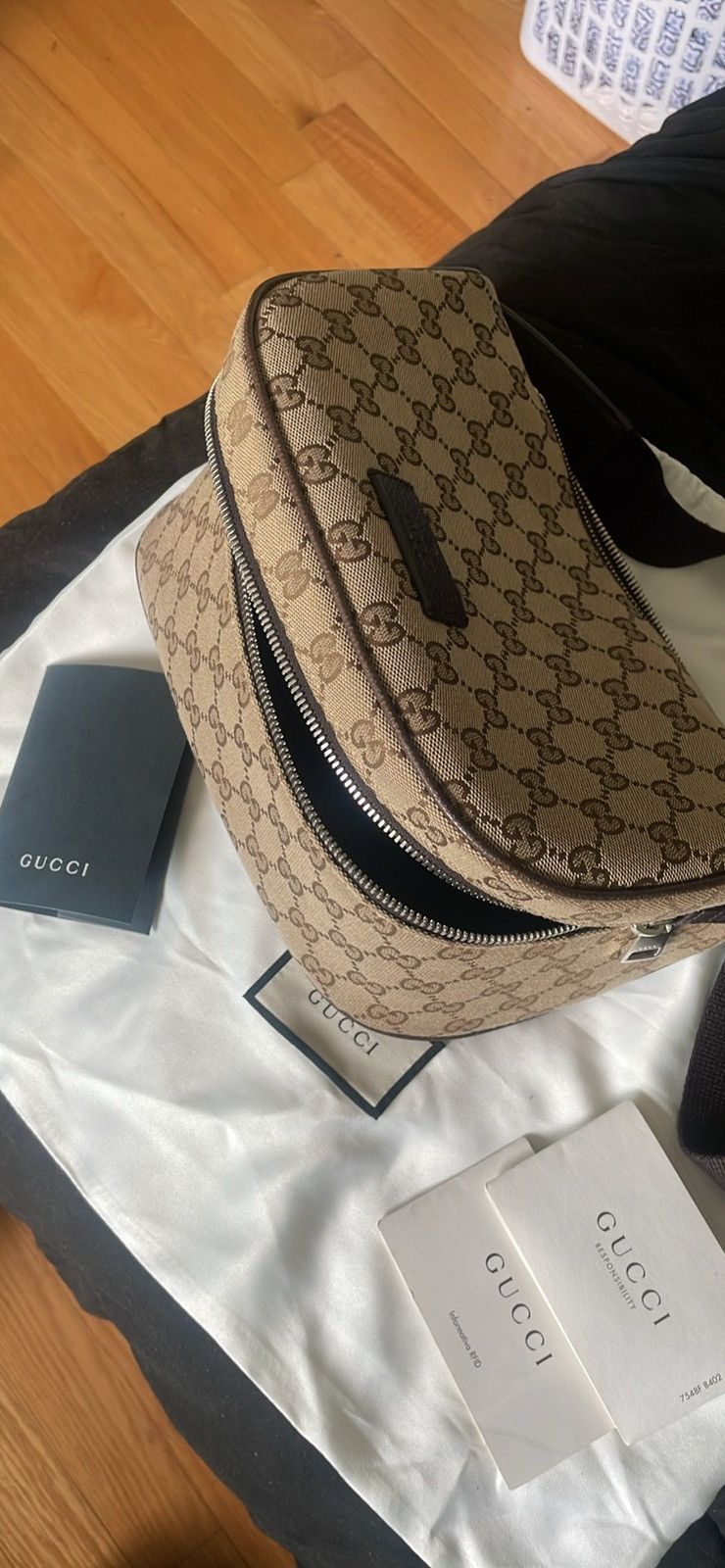 Gucci Gucci “GG” Canvas Belt Bag Size ONE SIZE - 1 Thumbnail