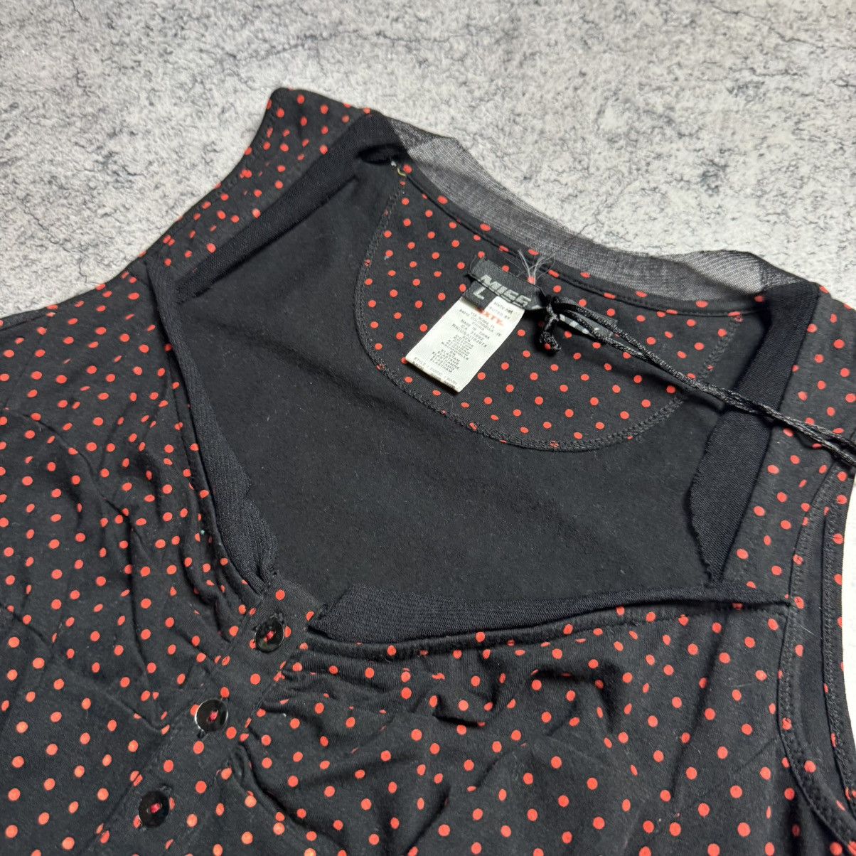 Miss Sixty NEW Miss Sixty Vintage Top Sleeveless Size L / US 10 / IT 46 - 3 Thumbnail