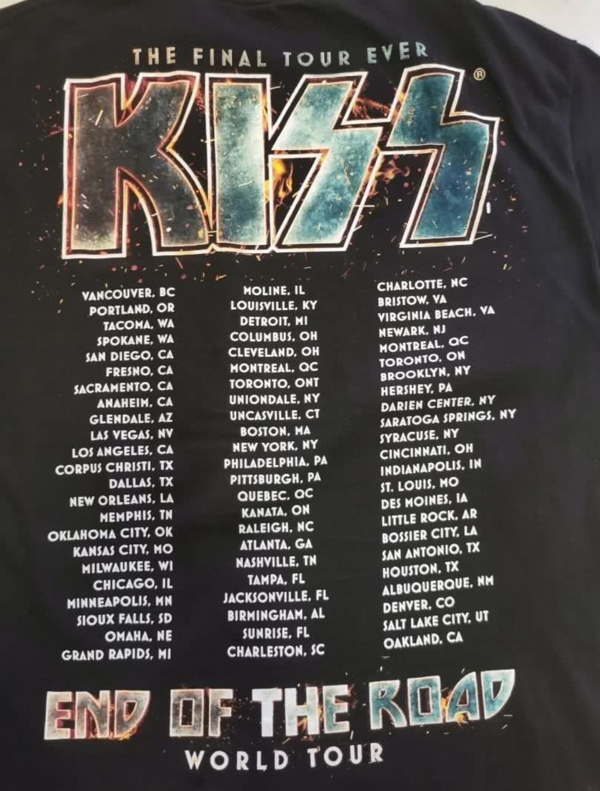 Band Tees × KISS Band KISS End of The Road World Tour Size US XL / EU 56 / 4 - 2 Thumbnail