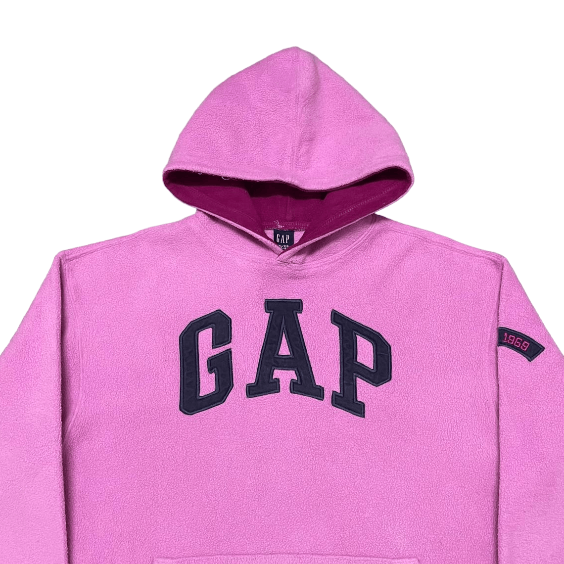 Gap Vintage Gap Fleece Hoodie Embroidery Size US M / EU 48-50 / 2 - 2 Thumbnail