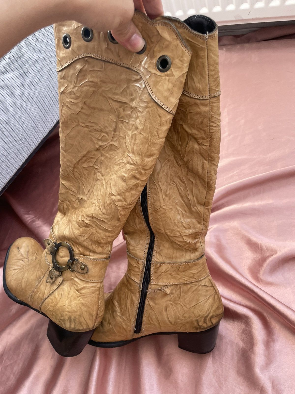 Vintage y2k boots leather Size US 7.5 / IT 37.5 - 15 Thumbnail