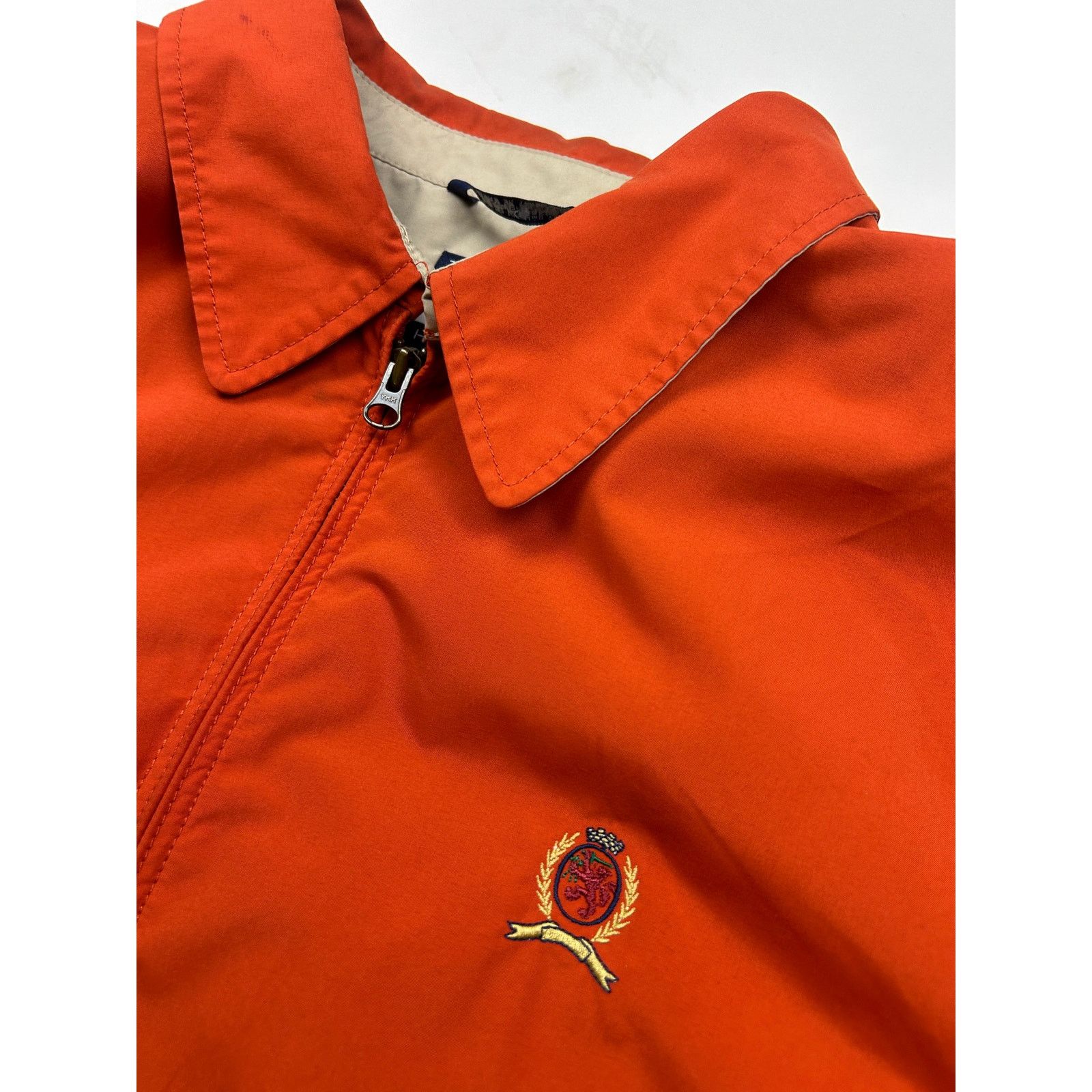 Vintage Vintage Tommy Hilfiger Embroidered Crest Fleece Lined Sz XL Size US XL / EU 56 / 4 - 5 Thumbnail
