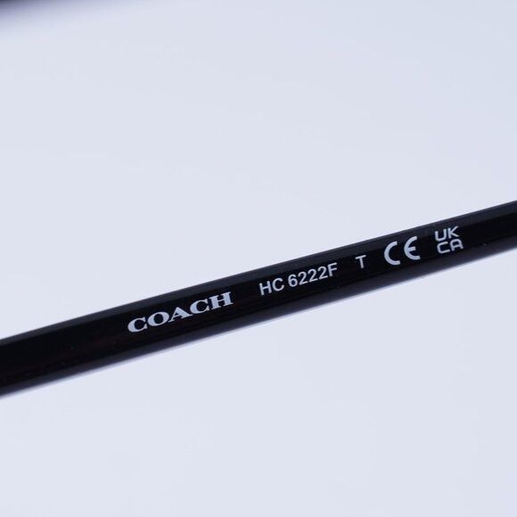 Coach Coach HC6222F 5787 Eyeglasses Blue 53mm Square Frame Size ONE SIZE - 9 Thumbnail