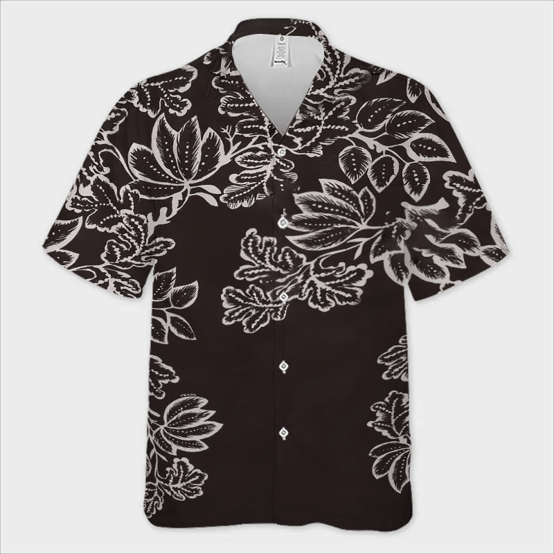 The Unbranded Brand × Vintage Men's Short Sleeve Printed Cotton Shirt Size US S / EU 44-46 / 1 - 5 Thumbnail