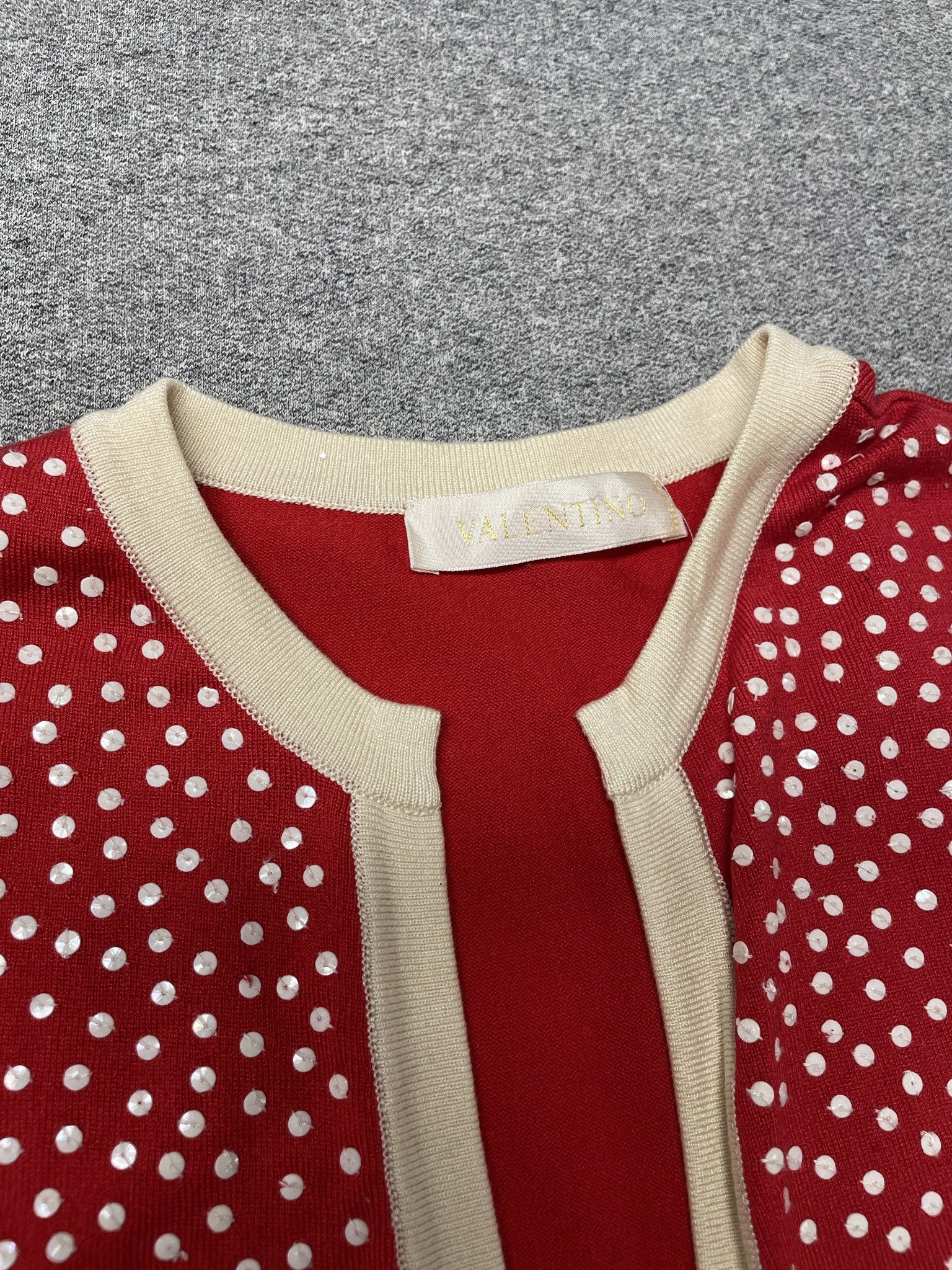 Valentino Vintage Valentino Knit Cardigan and Tank Set Size S / US 4 / IT 40 - 4 Thumbnail