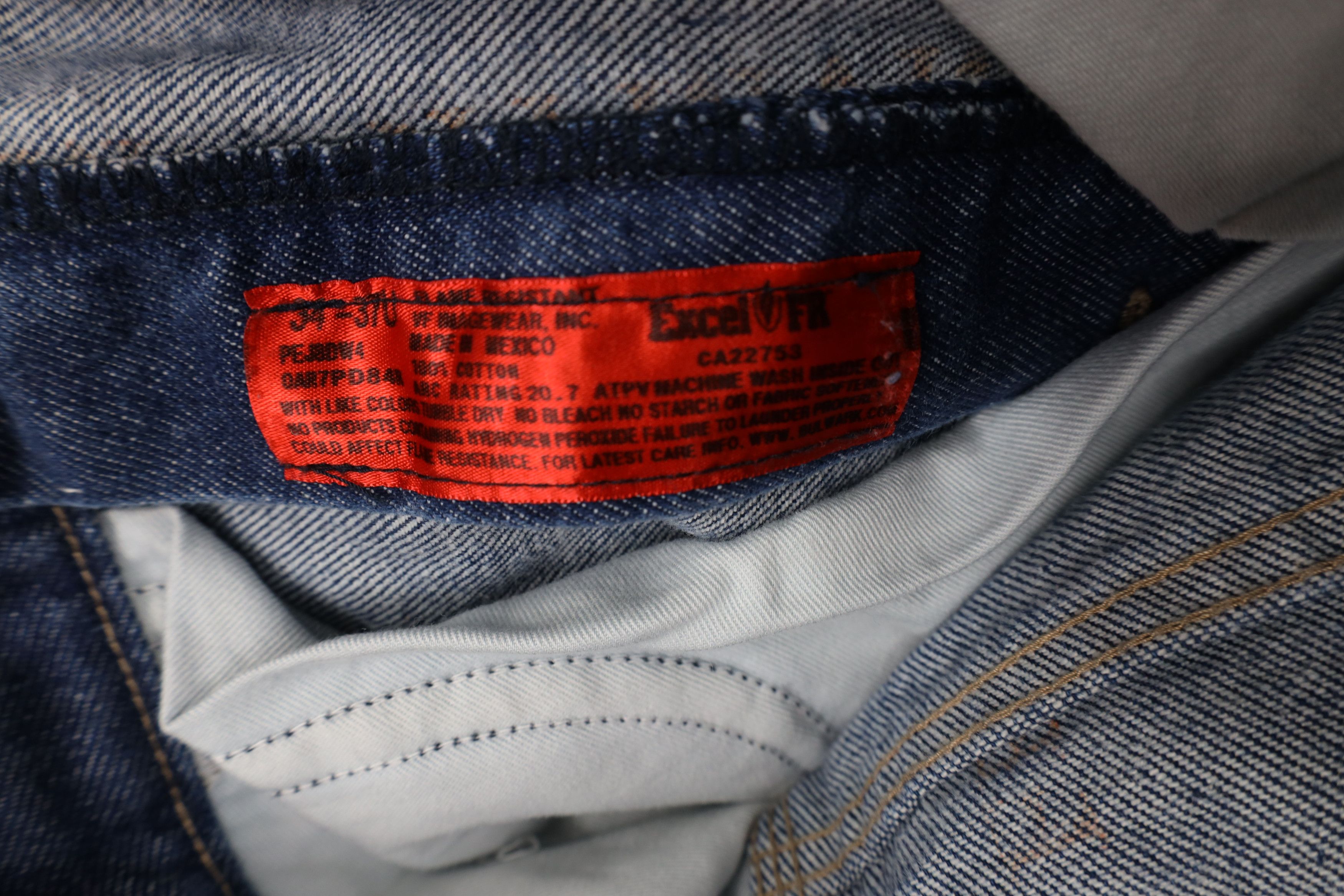 Bulwark Bulwark FR Fire Flame Resistant Dungaree Wide Leg Jeans Blue Size US 34 / EU 50 - 6 Thumbnail