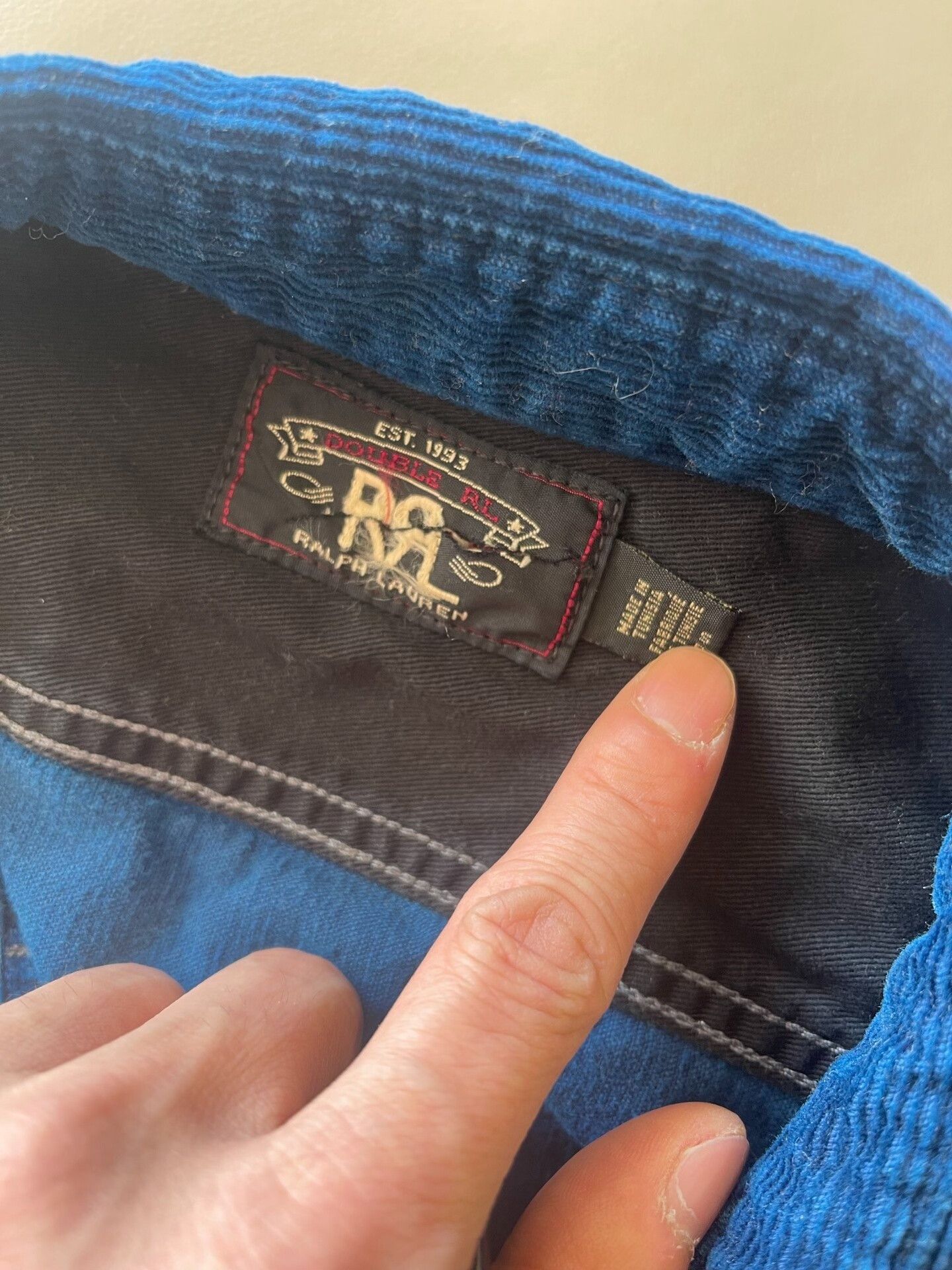 RRL Ralph Lauren RRL Indigo Dyed Corduroy Item Size US S / EU 44-46 / 1 - 9 Thumbnail