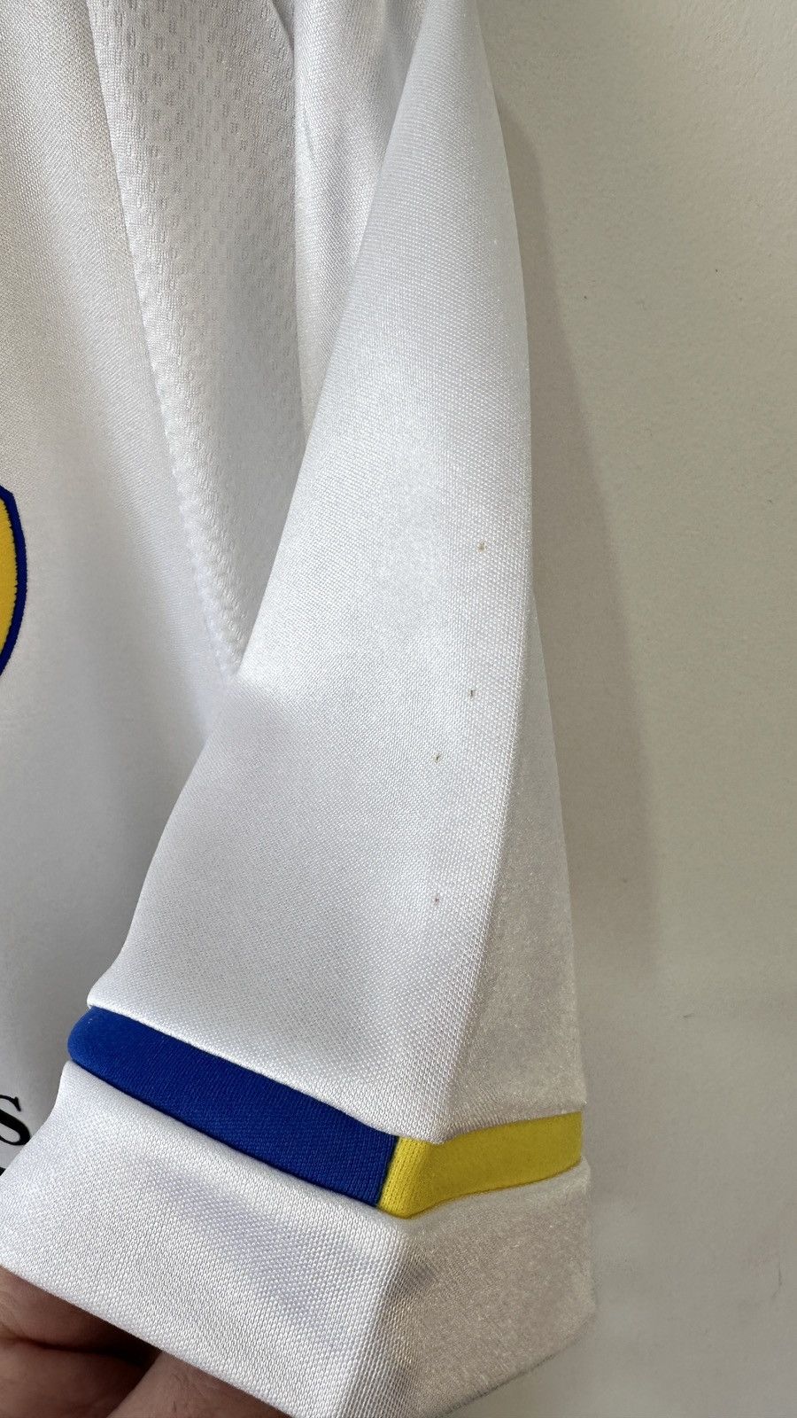 Macron Leeds United 2013-14 Home Football Shirt Macron Jersey Size US L / EU 52-54 / 3 - 5 Thumbnail