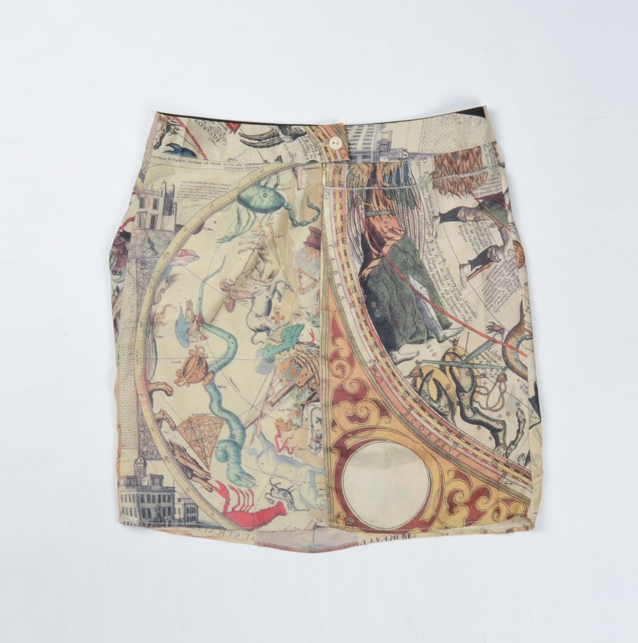 Cotelac Vintage Cotelac Y2K Horoscope Zodiac Print Tulip Mini Skirt Size 30" / US 8 / IT 44 - 11 Thumbnail