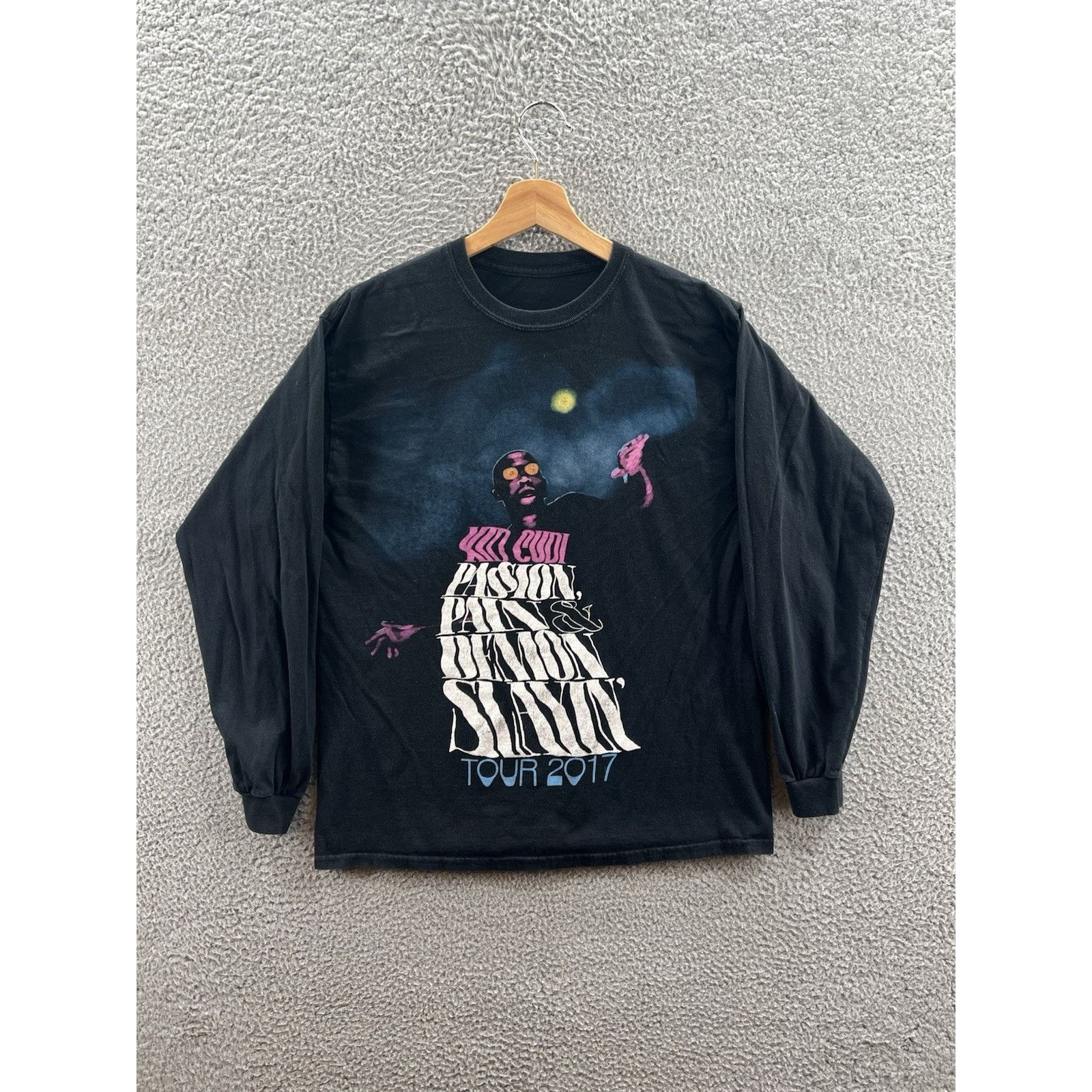Kid Cudi Kid Cudi Passion Pain Demon Slayin Tour Tee 2017 Rager Tee Size US M / EU 48-50 / 2 - 1 Thumbnail