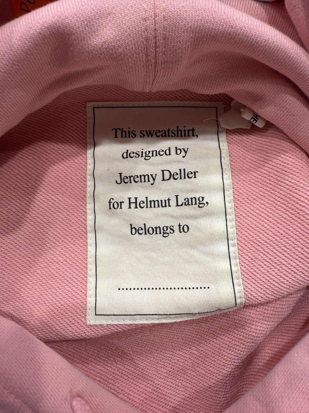 Helmut Lang Helmut Lang Pink Hoodie Size US L / EU 52-54 / 3 - 5 Thumbnail