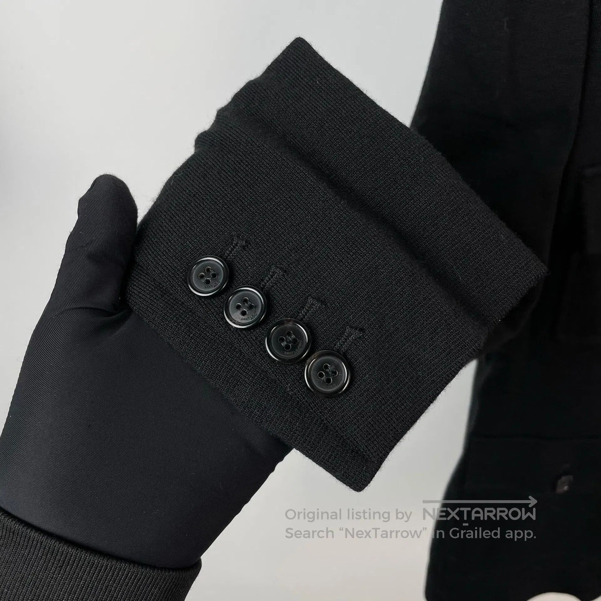 Saint Laurent Paris Saint Laurent Paris Black four-pocket suit jacket| Size XXS / US 00 / IT 34 - 5 Thumbnail