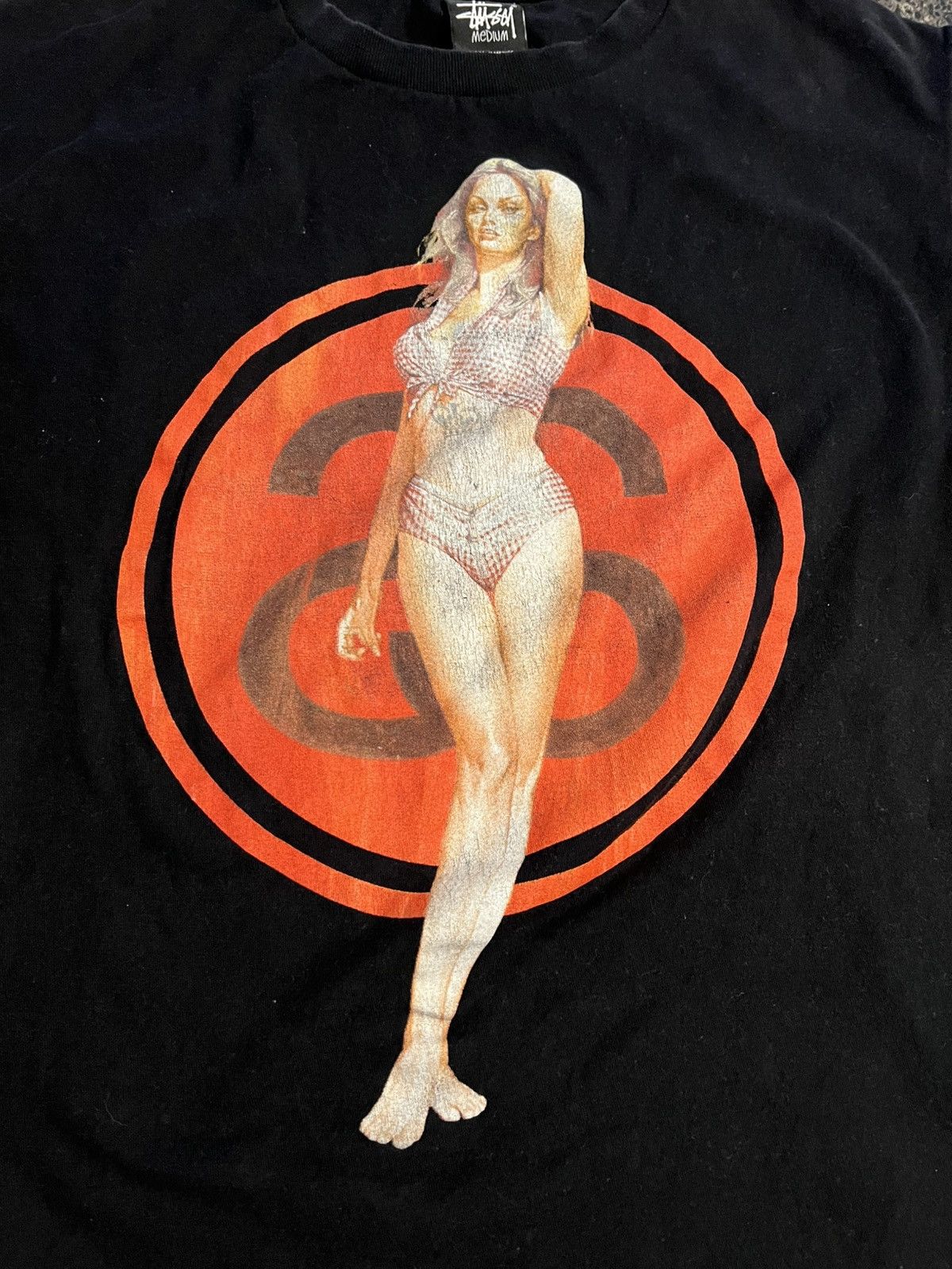 Stussy Stussy x Sorayama Bikini Girl Tee Size Medium Size US M / EU 48-50 / 2 - 4 Thumbnail