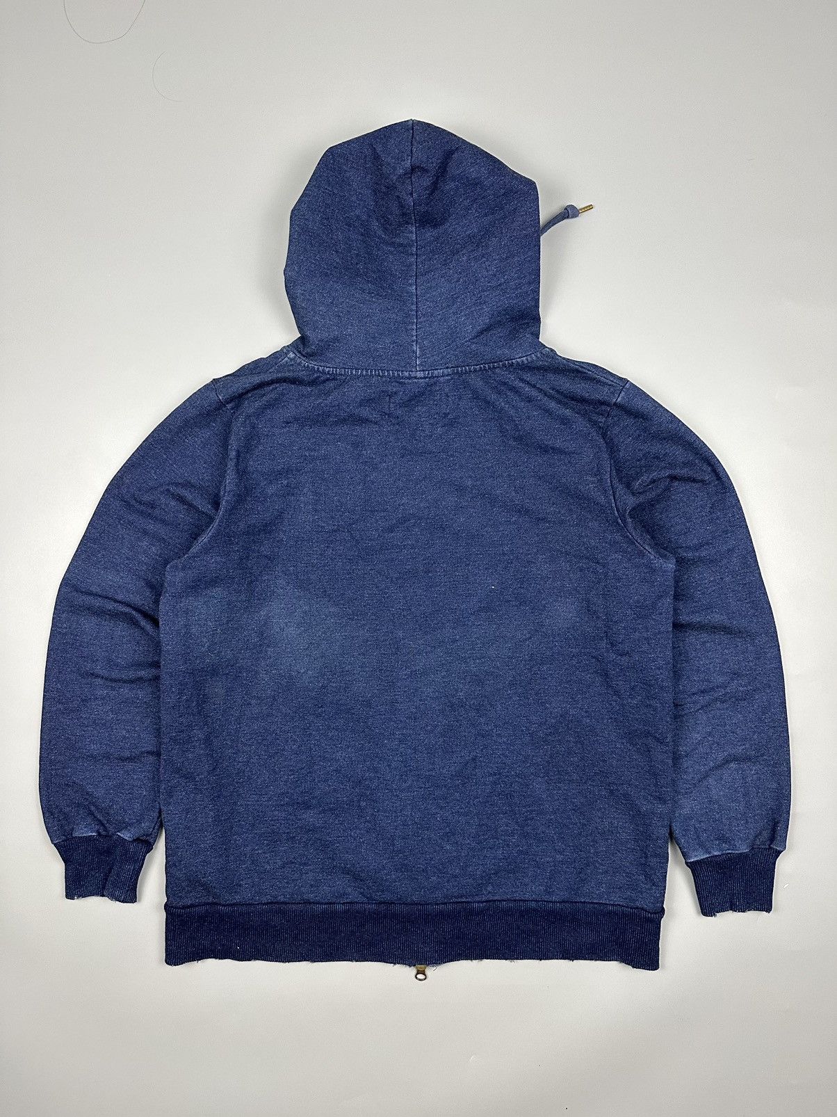 Japanese Brand Vanquish Sashiko Boro Zipper Hoodie Size US L / EU 52-54 / 3 - 2 Thumbnail