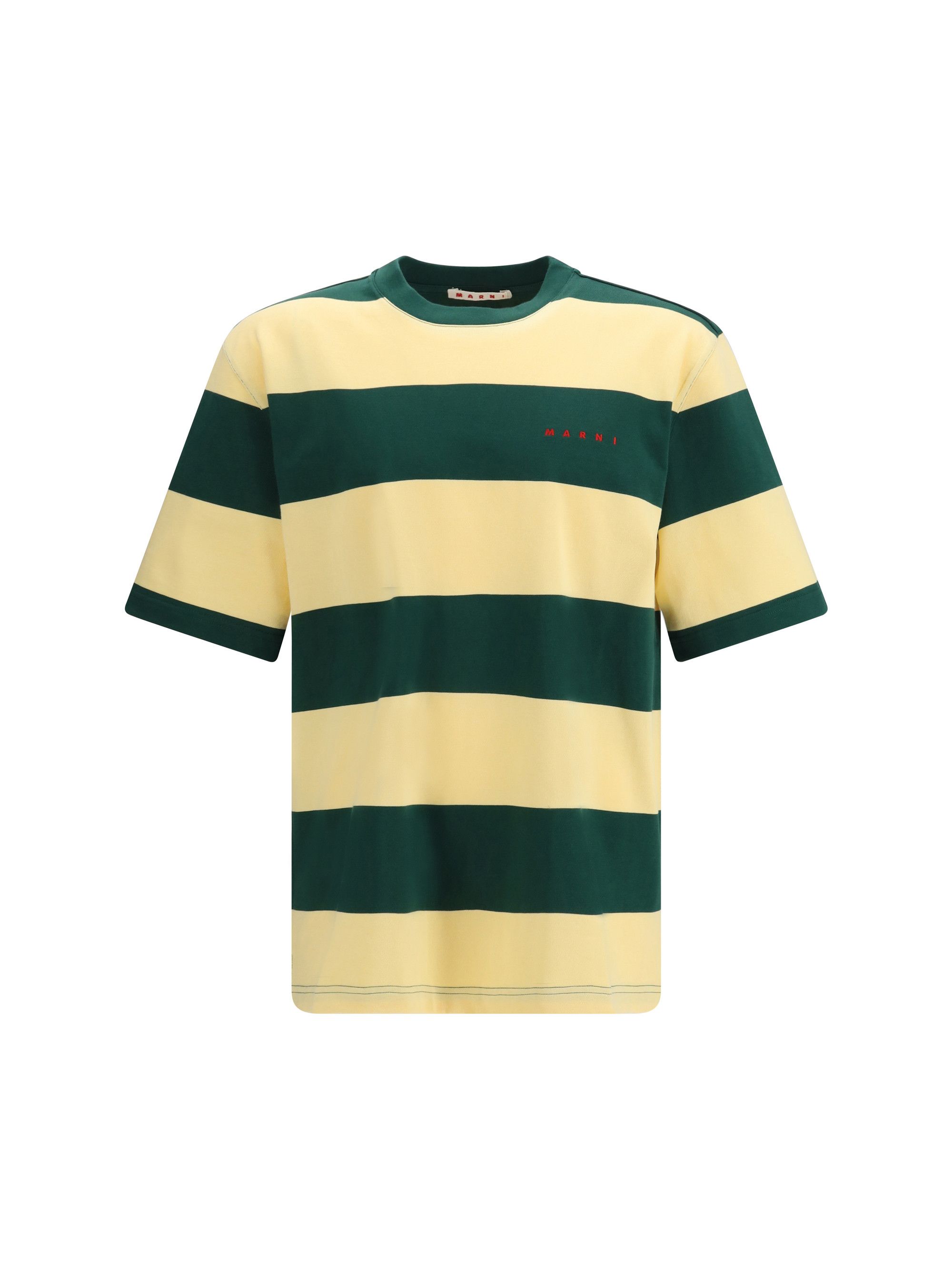 Marni Striped T-Shirt Size US L / EU 52-54 / 3 - 1 Thumbnail