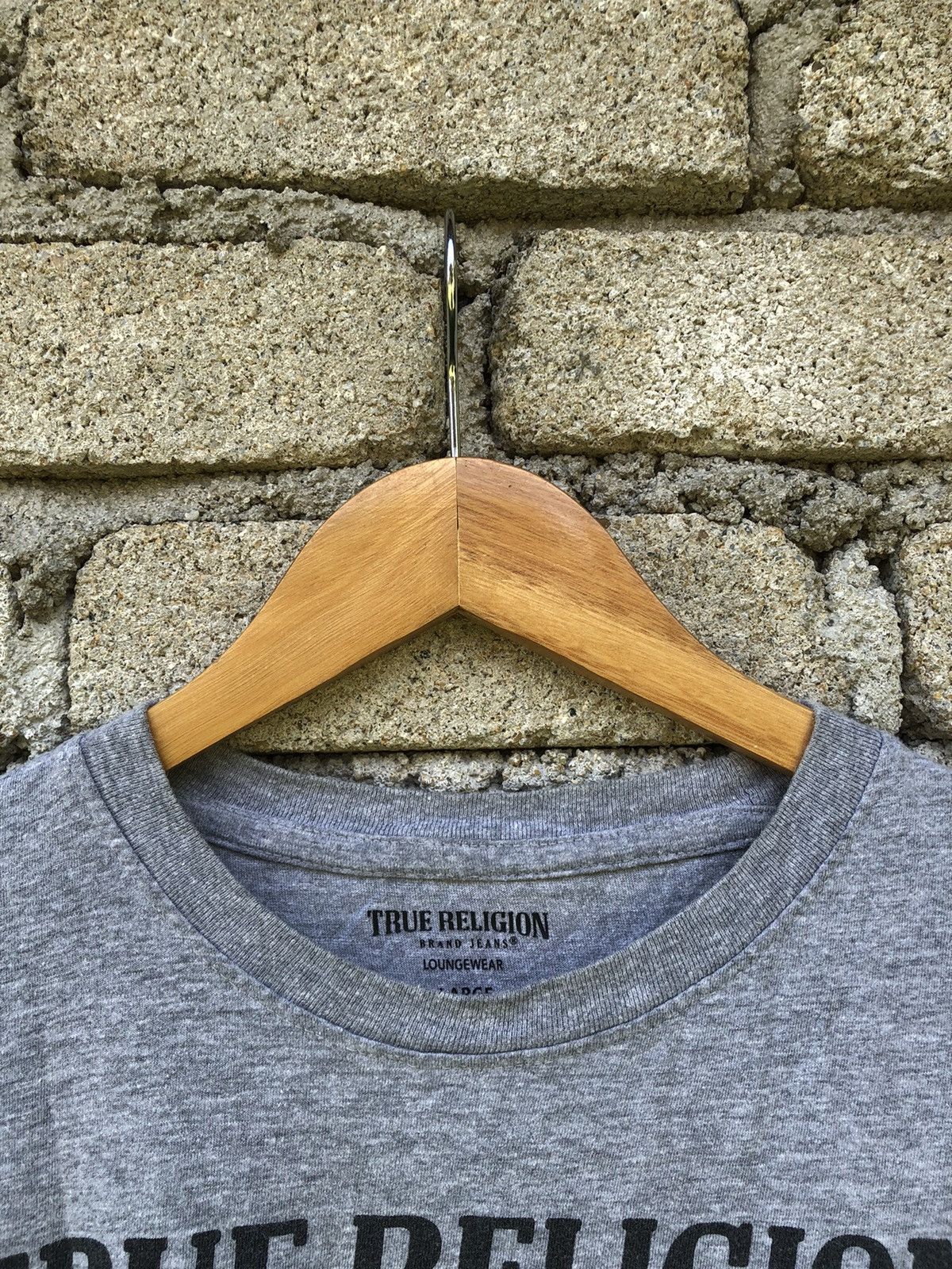 Japanese Brand Japanese Brands True Religion Big Logo Loungewear Tee Size L / US 10 / IT 46 - 7 Thumbnail