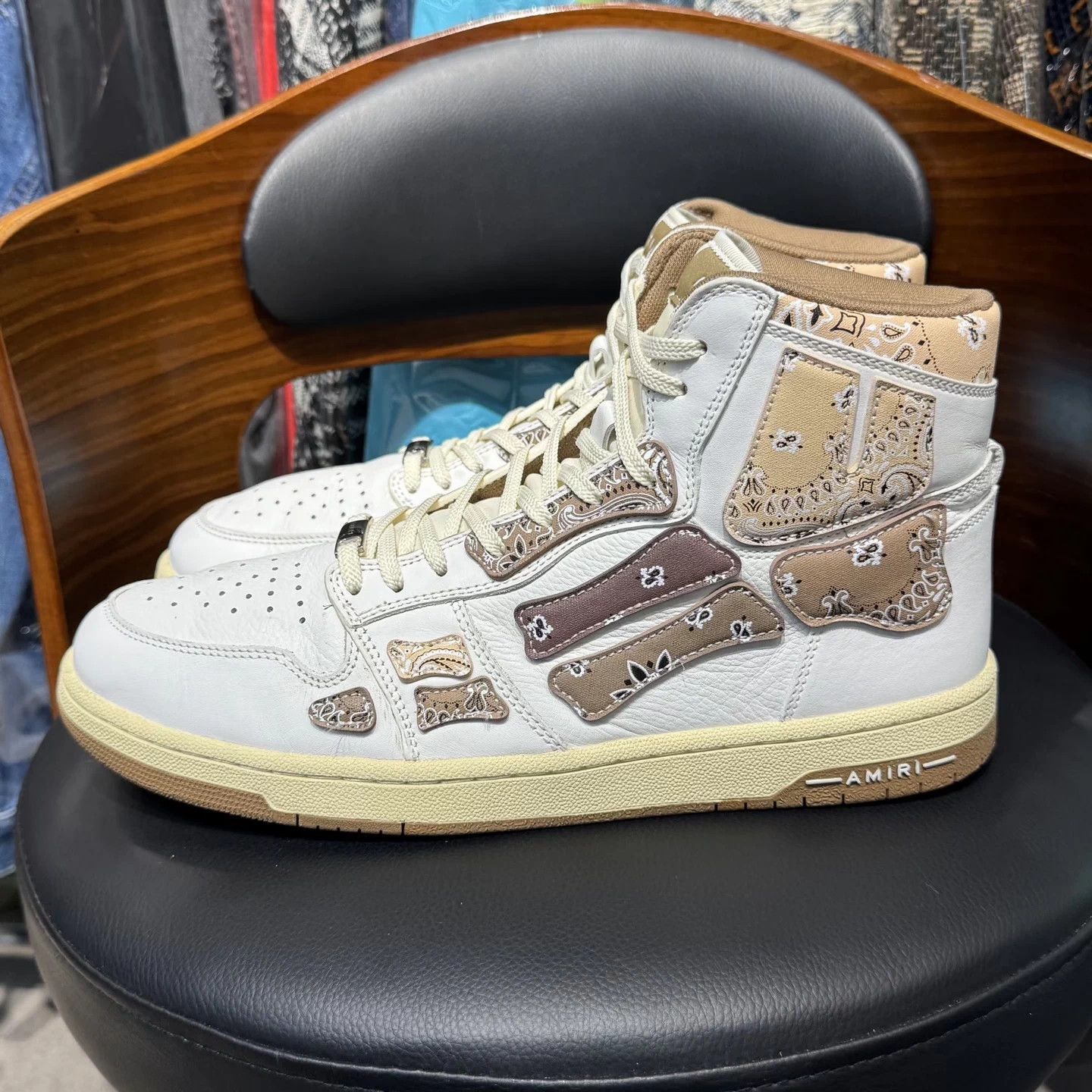 Amiri Amiri Camograss White Brown 45 Like New Worn 2x Size US 12 / EU 45 - 6 Thumbnail