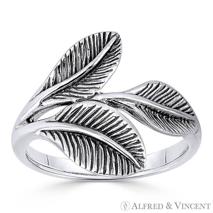 Other Triple-Laurel Leaf Victory Charm Ring in 925 Sterling Silver Size ONE SIZE - 1 Preview
