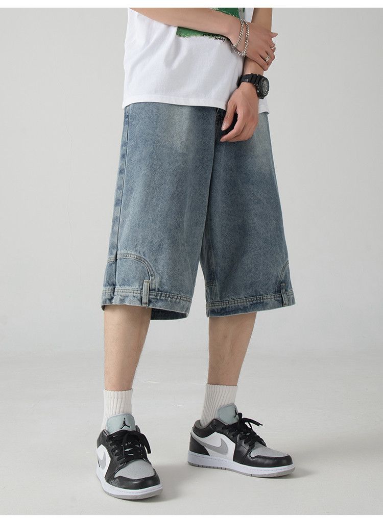 Japanese Brand × Jean Retro reverse wearing loose denim shorts Size US 30 / EU 46 - 3 Thumbnail