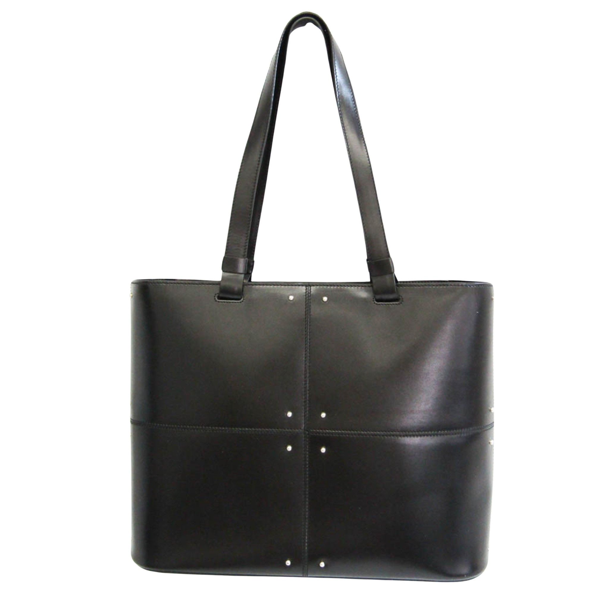 Tod's Black Leather Tote Bag (Pre-Owned) Size ONE SIZE - 1 Thumbnail