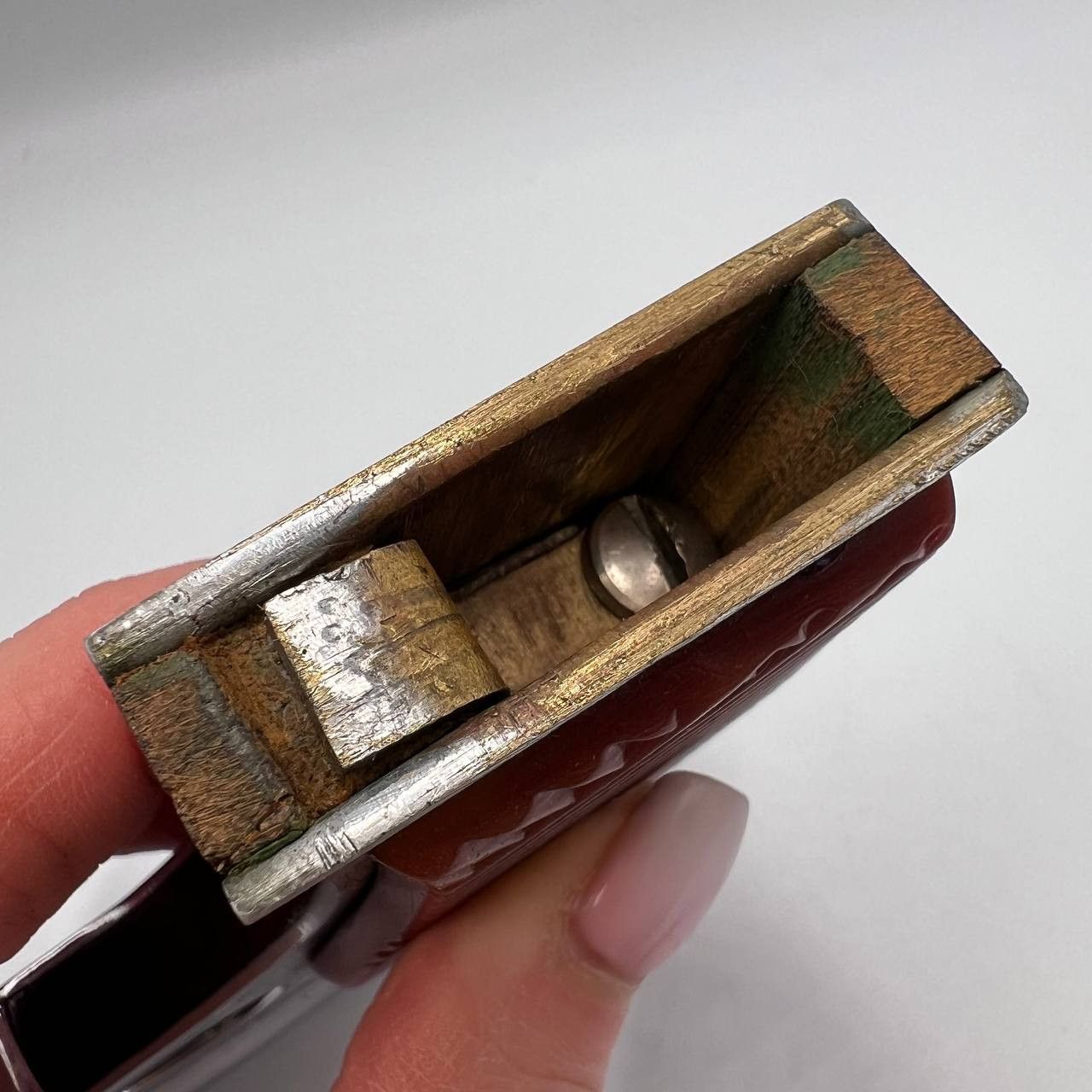 Vintage 1980's Vintage USSR Desk Gasoline Cigarette Torch Lighter Size ONE SIZE - 4 Thumbnail
