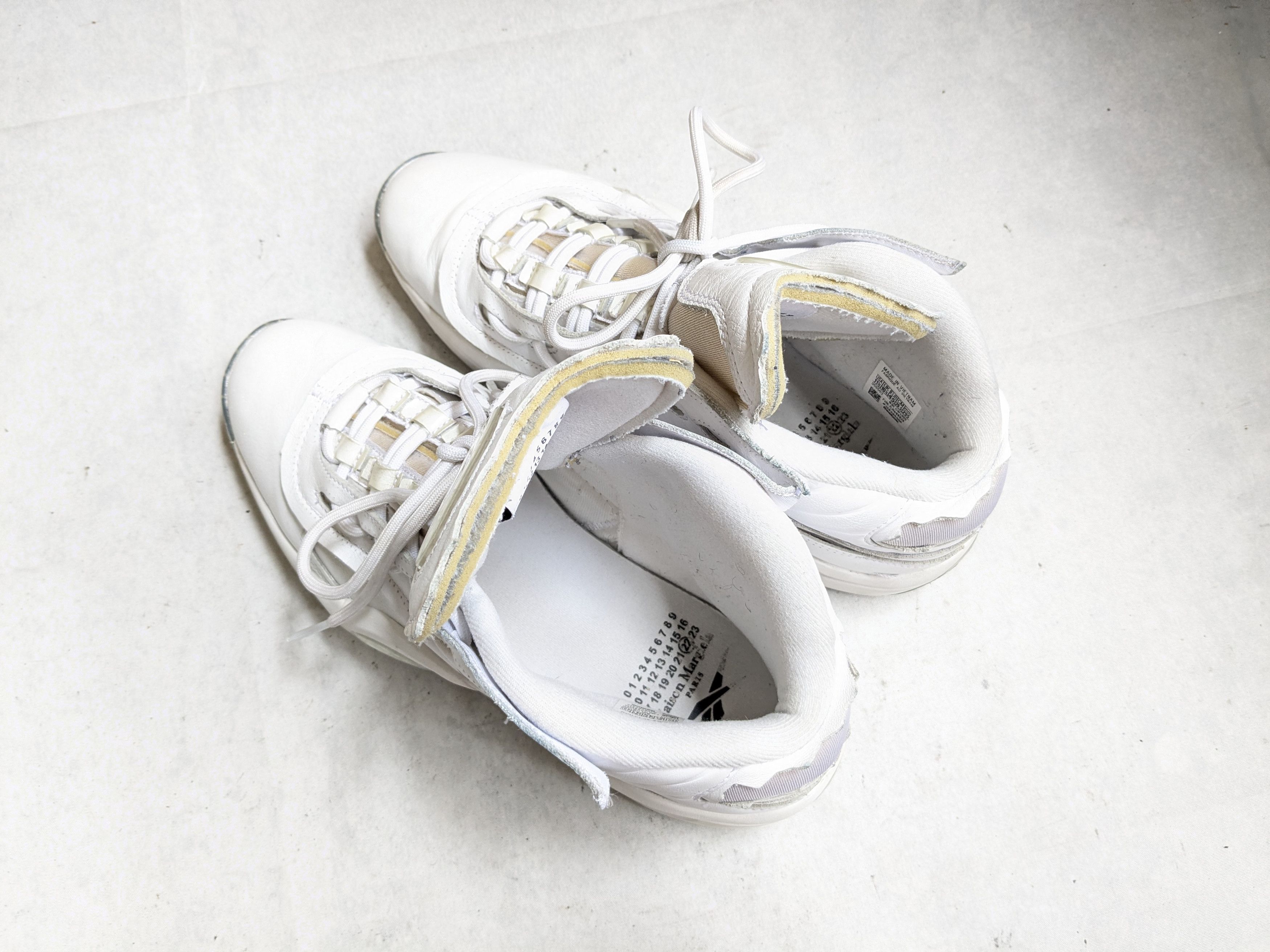 Maison Margiela × Reebok Maison Margiela Reebok Question White 11.5 Leather High Size US 11.5 / EU 44-45 - 13 Thumbnail