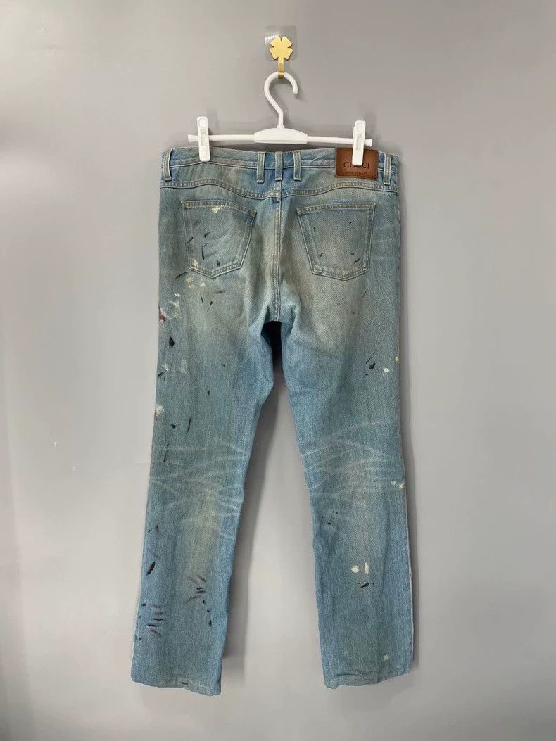 Gucci Gucci Splatter Denim Pants Size 50-2505 Size US 44 / EU 60 - 2 Thumbnail