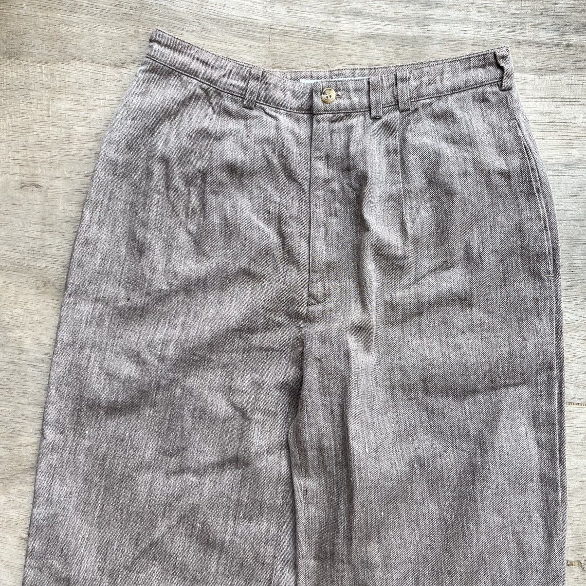Issey Miyake × Japanese Brand × Mademoiselle Non Non MADEMOISELLE NON NON LINEN PANTS Size 27" / US 4 / IT 40 - 2 Thumbnail