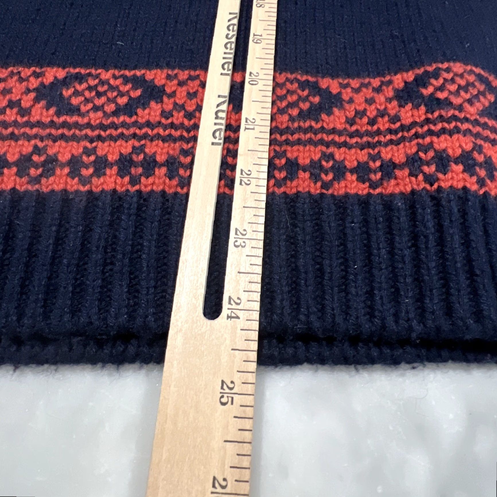 Orvis Orvis Sweater Womens Large Wool Cashmere Blend Pullover Knit Nordic Fair Isle Crew Neck Blue Size L / US 10 / IT 46 - 7 Thumbnail
