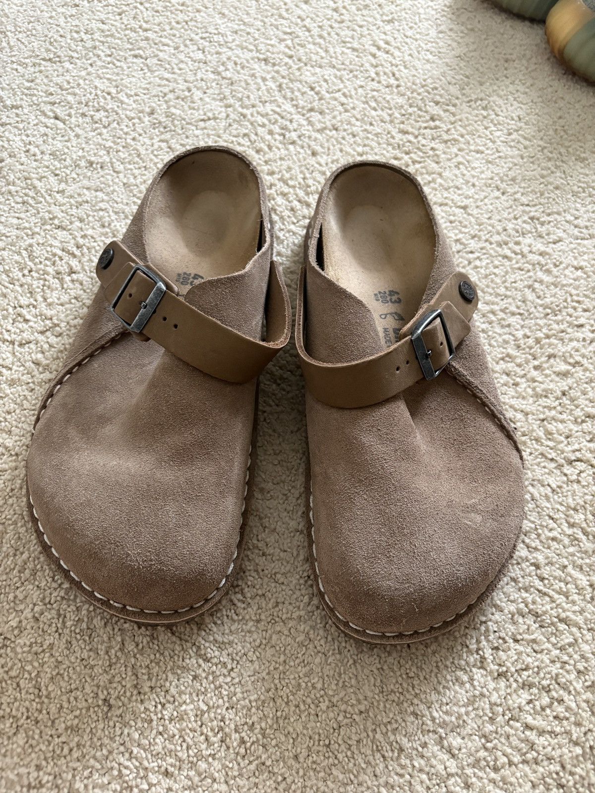 Birkenstock Lutry Suede Gray Taupe