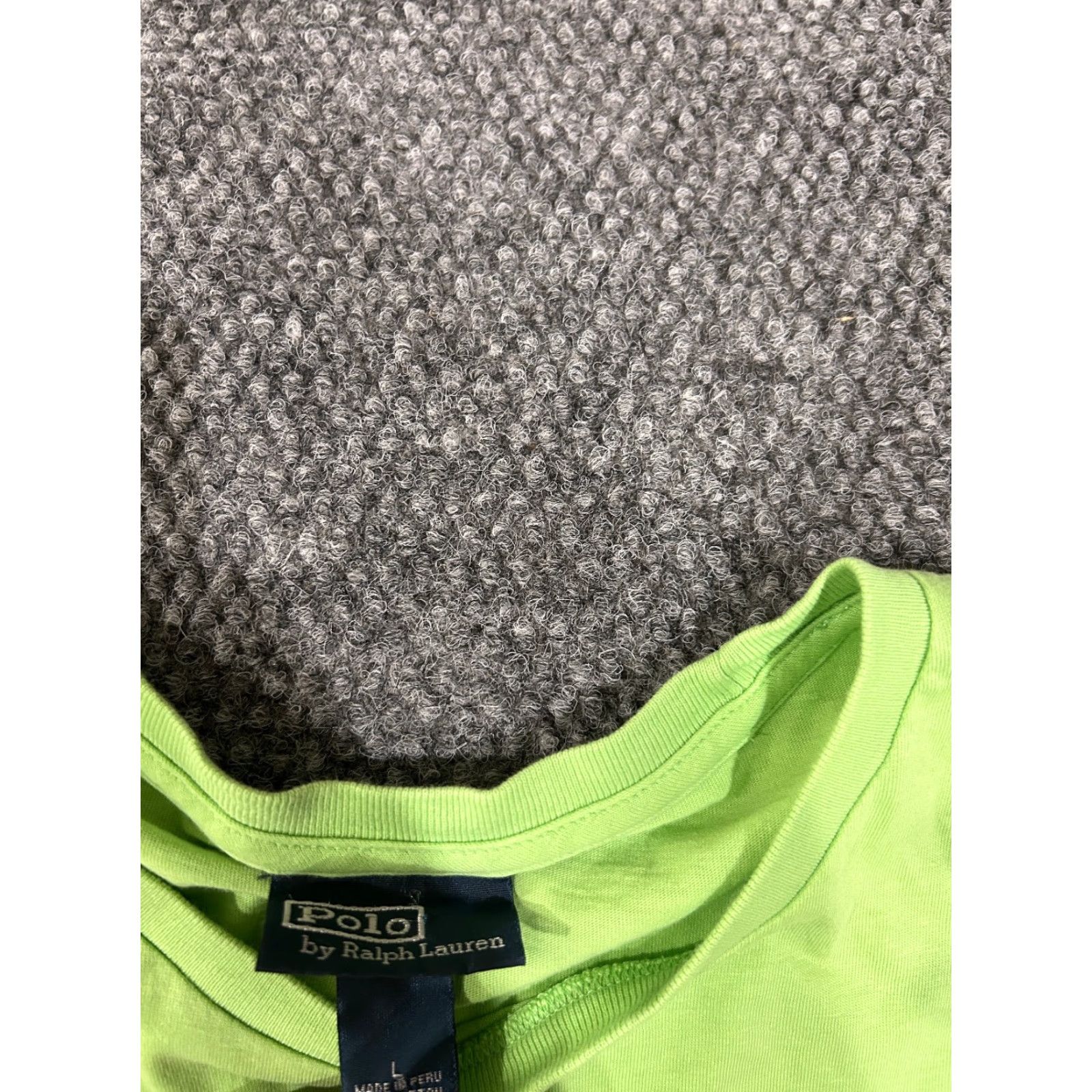 Polo Ralph Lauren Polo Ralph Lauren T Shirt Mens L Green Solid Classic Fit Crew Neck Short Sleeve Polo Ralph Lauren Logo All Seasons Vintage No Size US L / EU 52-54 / 3 - 3 Thumbnail
