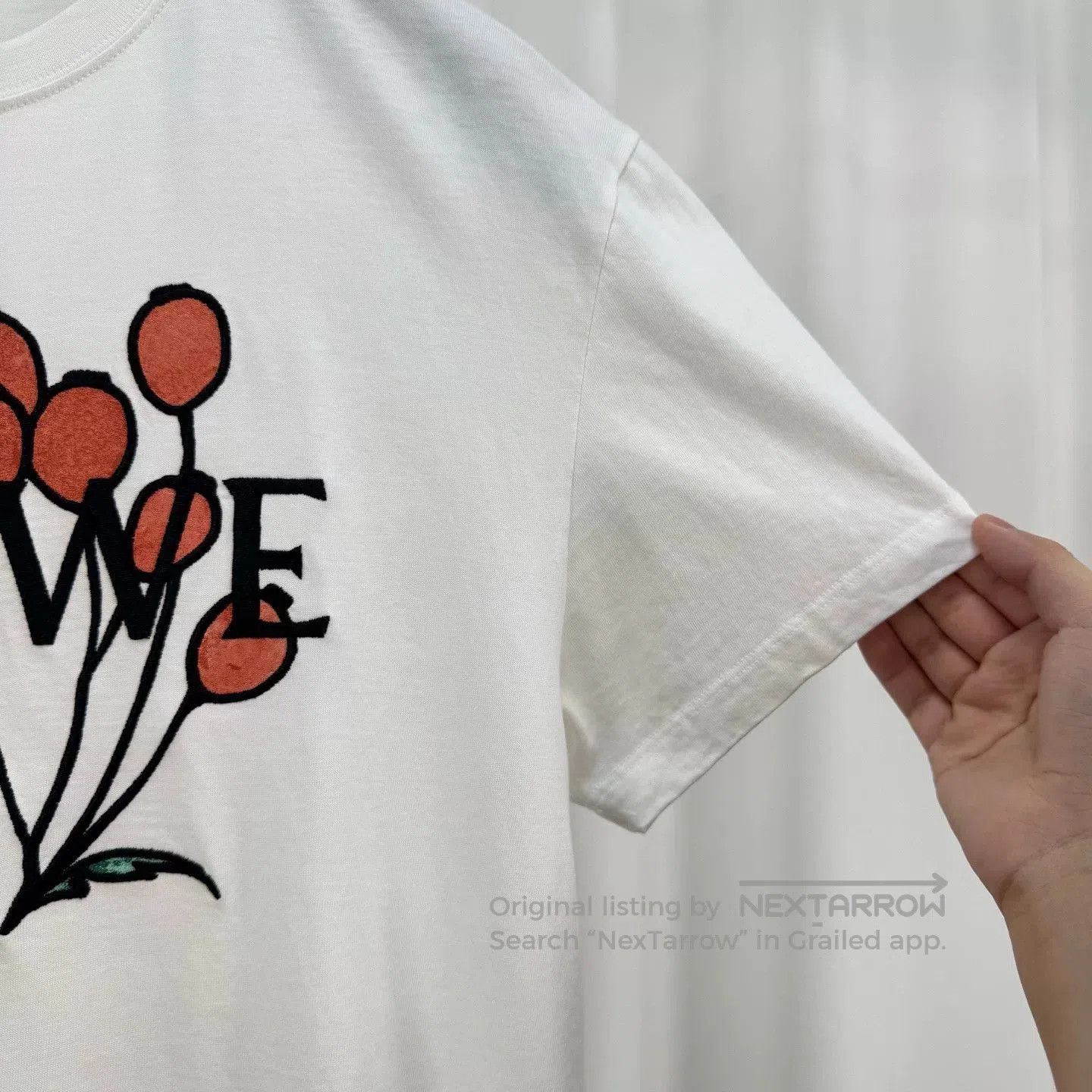 Loewe Loewe Embroidered Letter Short Sleeve. Size XS / US 0-2 / IT 36-38 - 4 Thumbnail