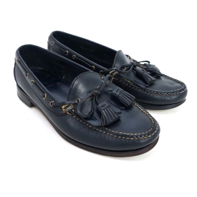 Polo Ralph Lauren Polo Ralph Lauren Tassel Penny Loafers Black Leather Men 9.5 Size US 9.5 / EU 42-43 - 4 Thumbnail