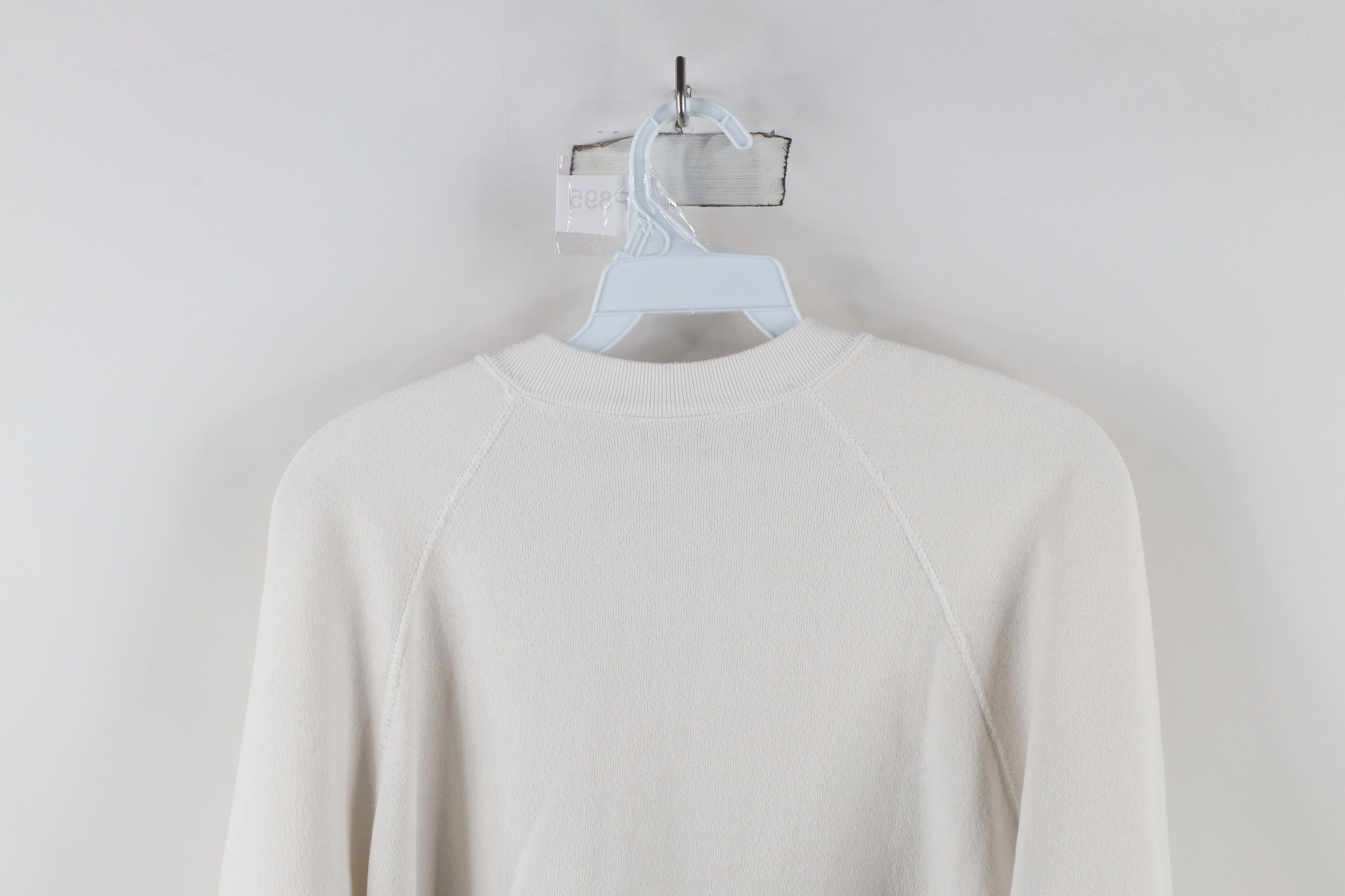 Vintage Vintage 70s Streetwear Raglan Crewneck Sweatshirt White USA Size US XL / EU 56 / 4 - 7 Thumbnail