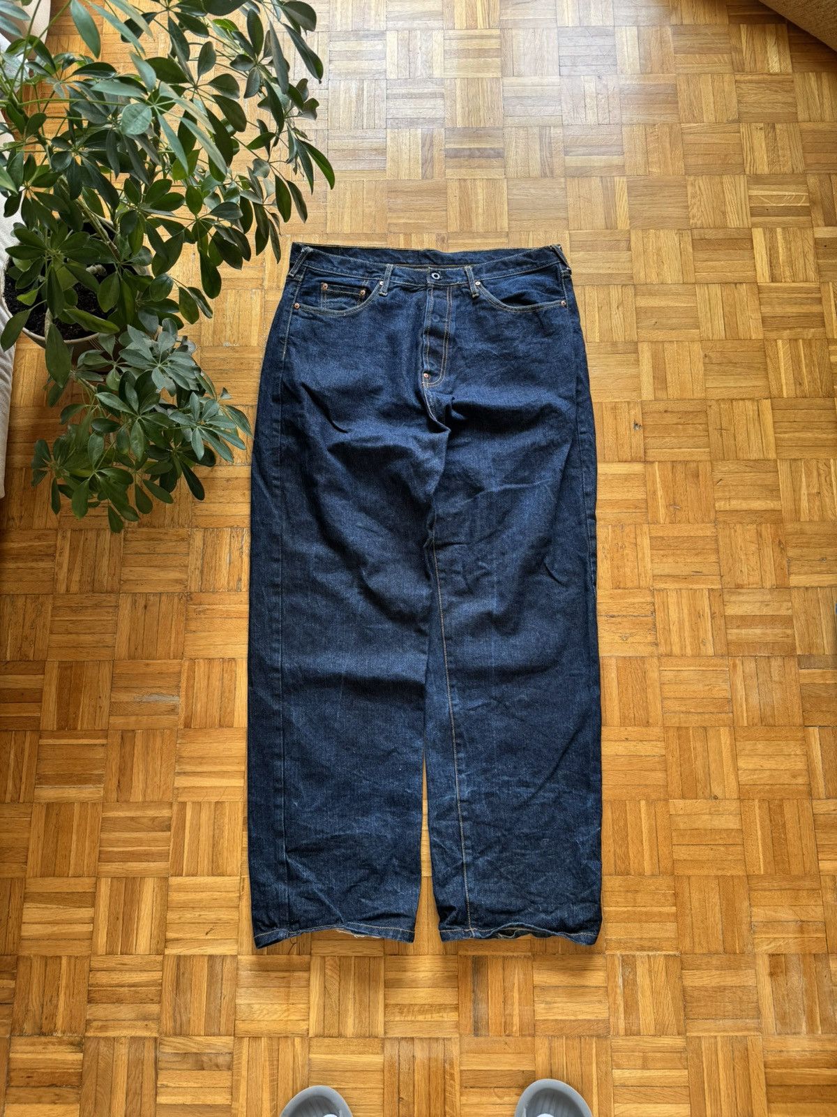 Red Monkey Pants Crazy Vintage Y2K Baggy Red Monkey Co Jeans Size US 40 / EU 56 - 8 Thumbnail