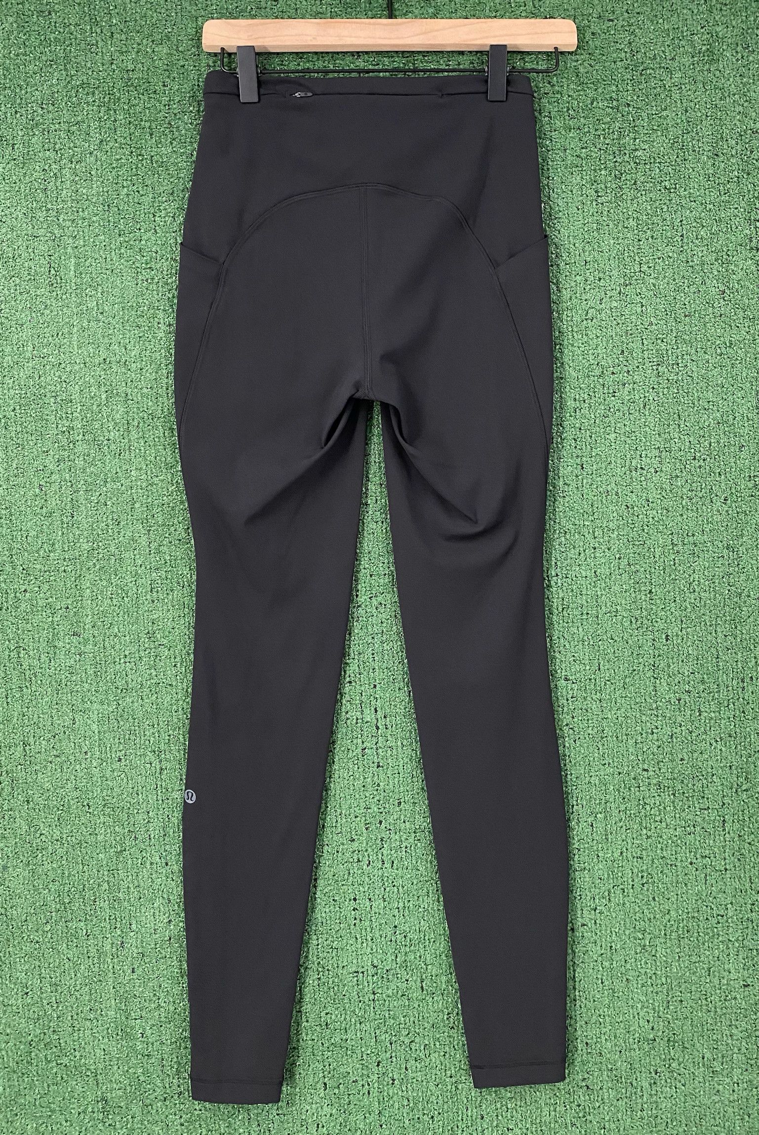 Lululemon Lululemon Swift Speed High Rise Black Leggings Womens 4 Size 26" / US 2 / IT 38 - 3 Thumbnail
