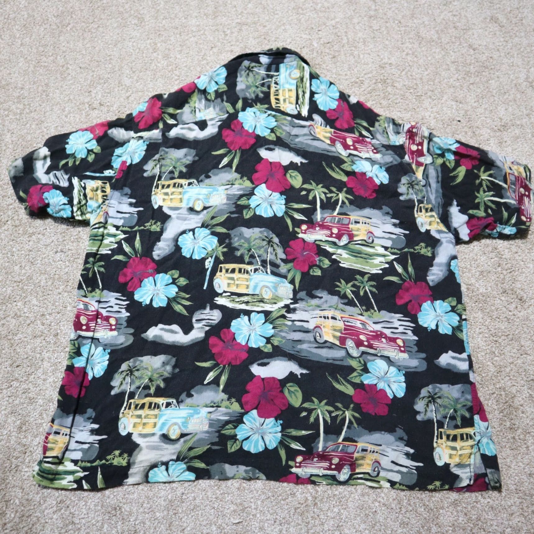 Route 66 Route 66 Shirt Men XL Hawaiian Floral Multicolor Button-Up Short Sleeve Size US XL / EU 56 / 4 - 8 Thumbnail