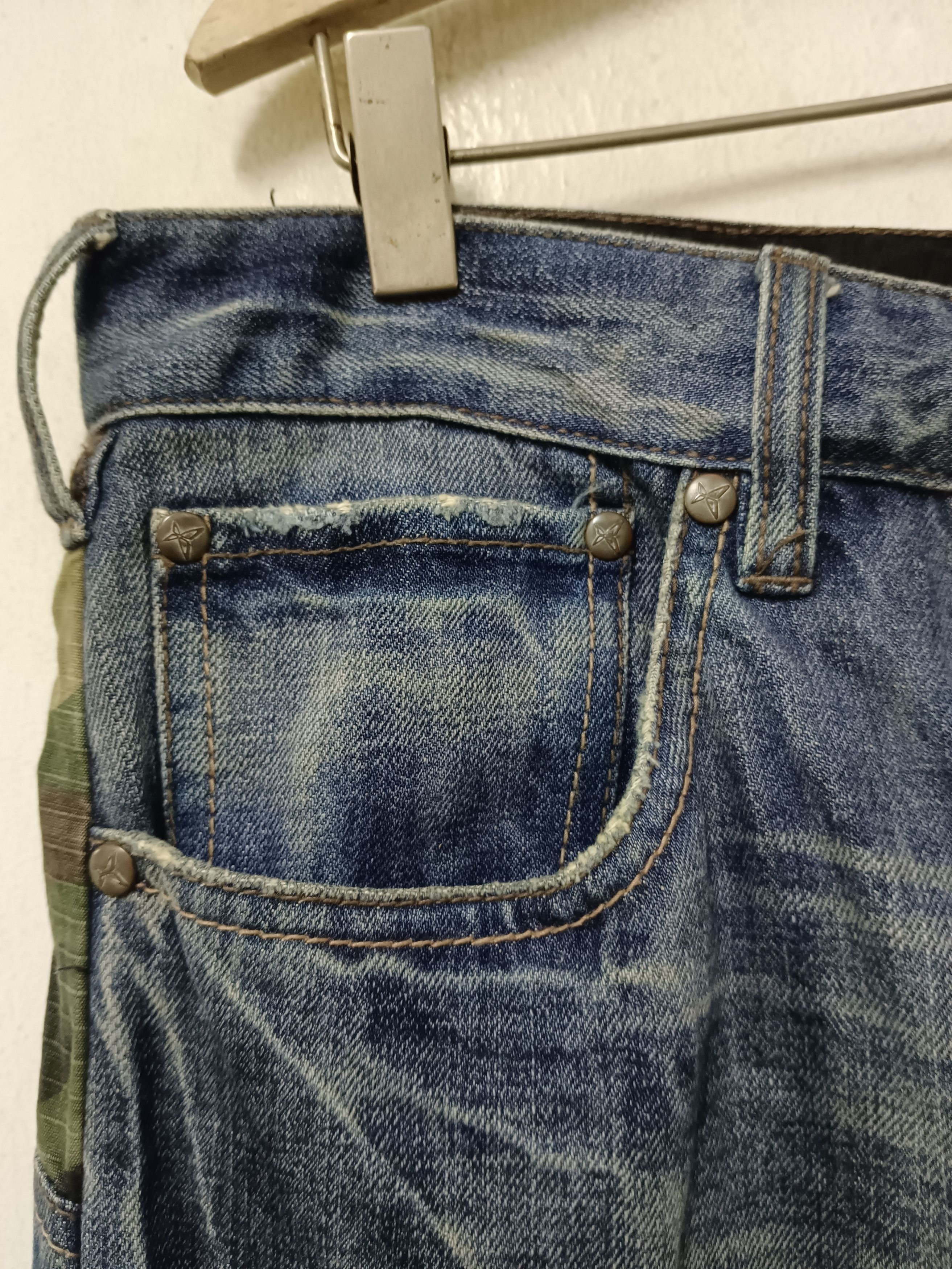Fiberops × Japanese Brand Vintage Fiberops Tactical Flared Jeans Size US 34 / EU 50 - 12 Thumbnail