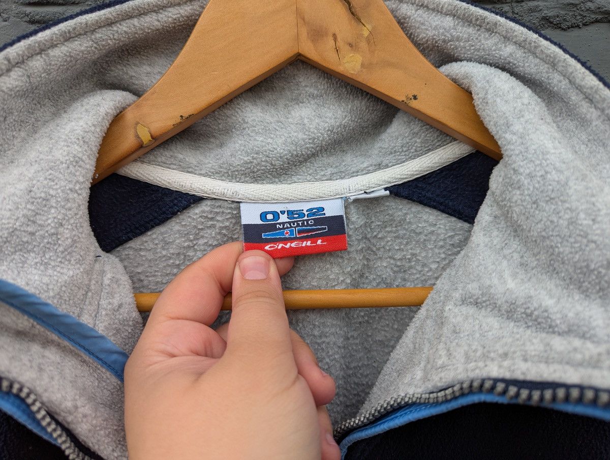 O'Neill Vintage O'NEILL Santa Cruz Blue 1/3 Zip Fleece Pullover Size US S / EU 44-46 / 1 - 9 Thumbnail