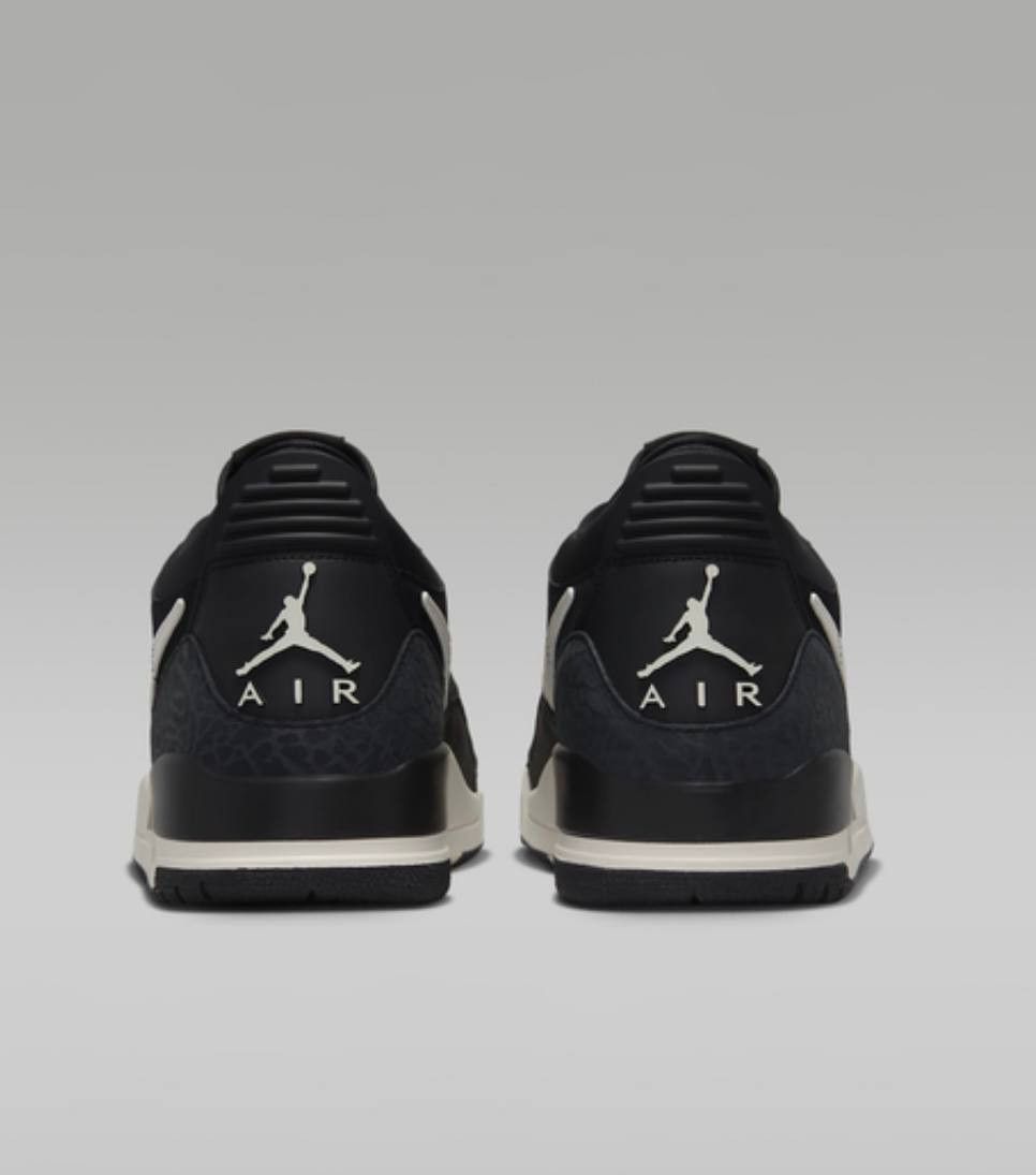 Nike Sneakers NIKE Air Jordan Legacy 312 Low Black CD7069-001 Size US 7.5 / EU 40-41 - 3 Thumbnail