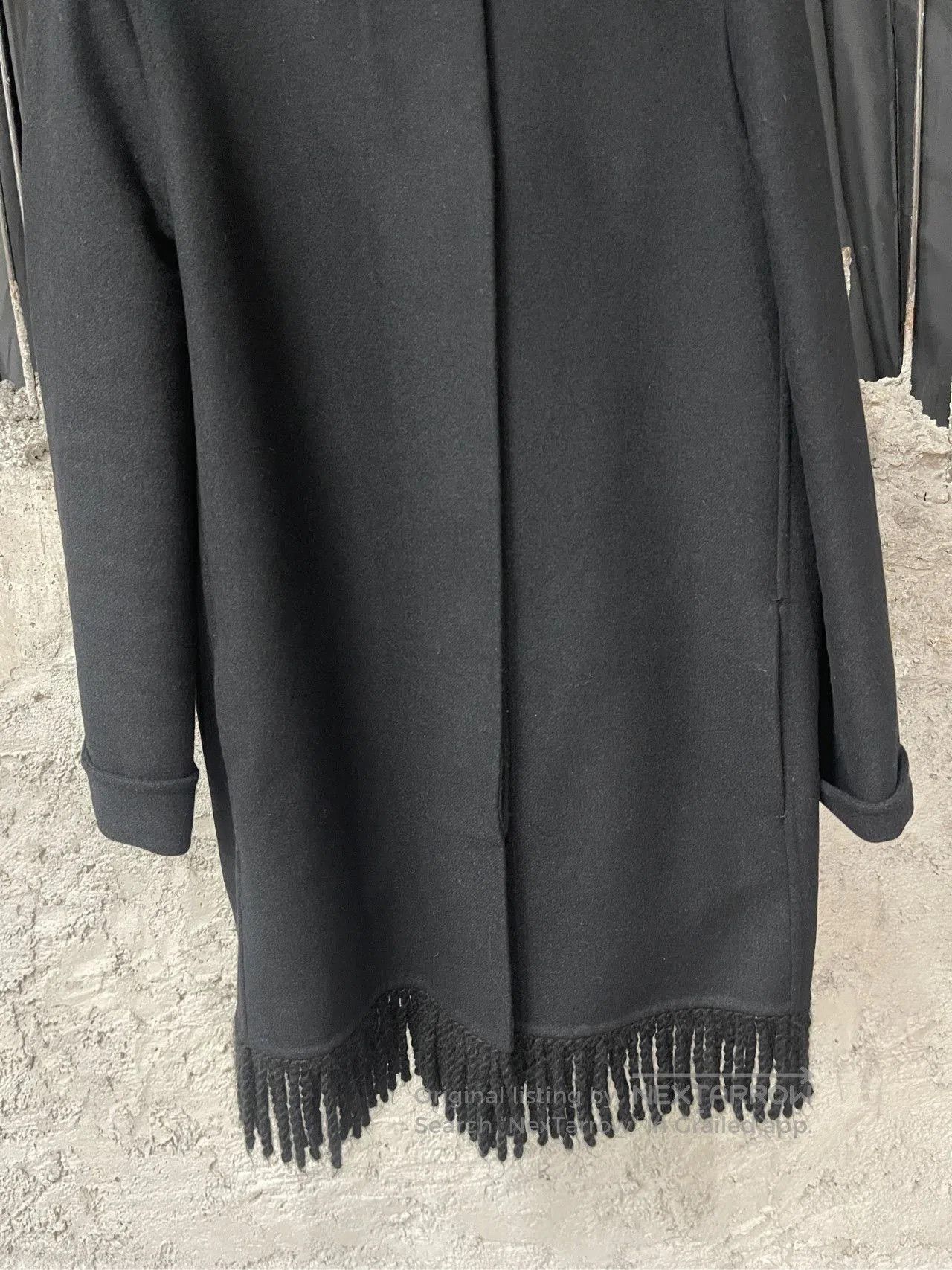 Dior Dior Wool Fringe Coat. Size XS / US 0-2 / IT 36-38 - 4 Thumbnail