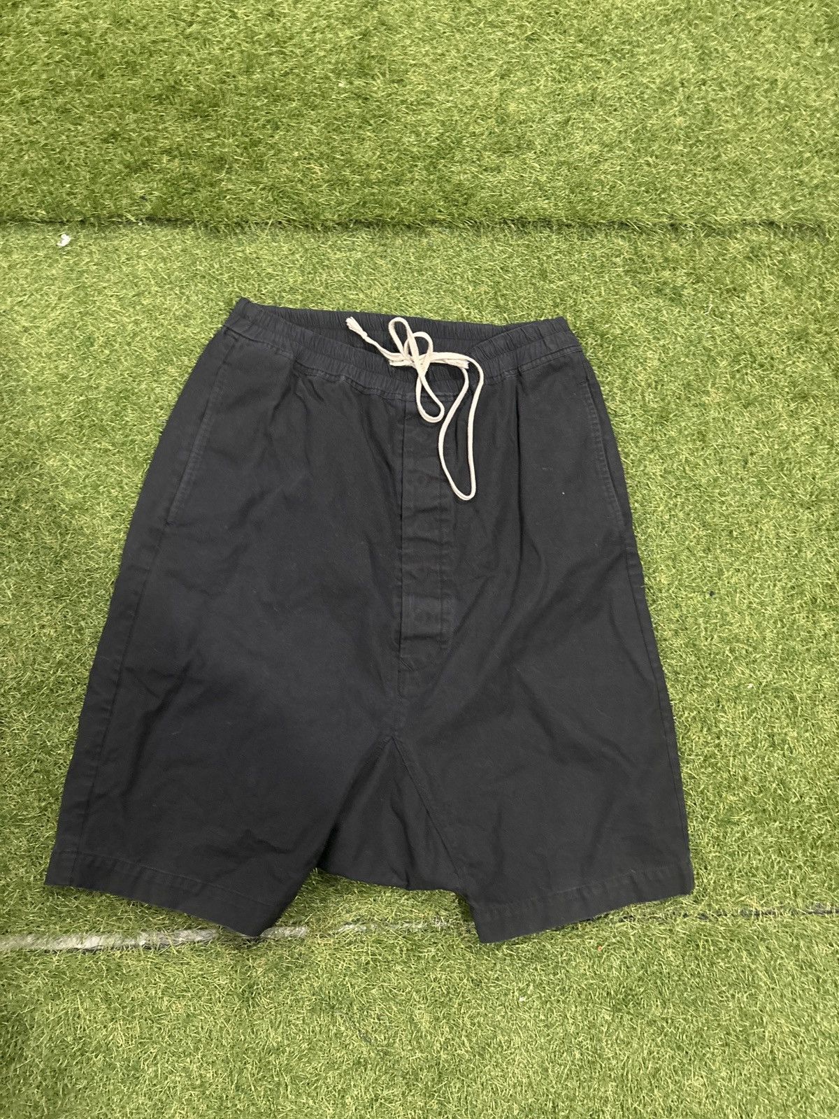 Rick Owen drop crotch shorts