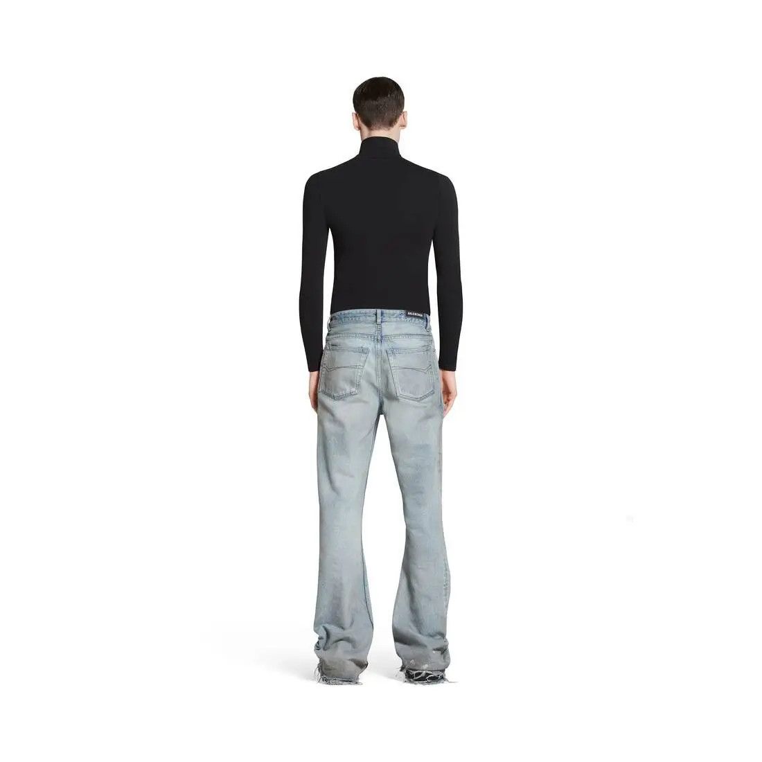 Balenciaga o1bcso1str1225 Dup / Bootcut Pants in Blue Size US 28 / EU 44 - 6 Thumbnail