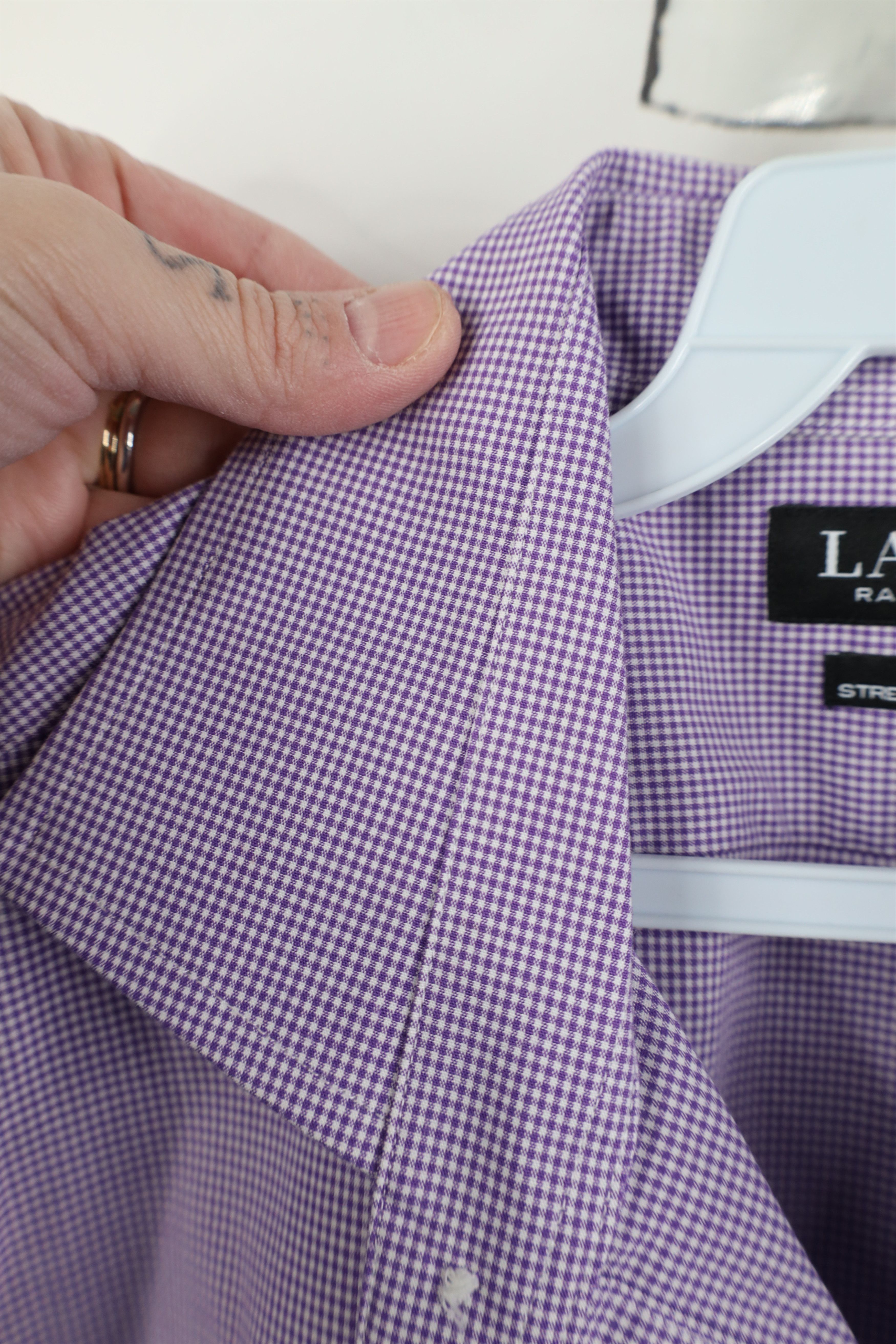 Ralph Lauren Ralph Lauren Black Label Fit Stretch Collared Button Shirt Size US M / EU 48-50 / 2 - 6 Thumbnail