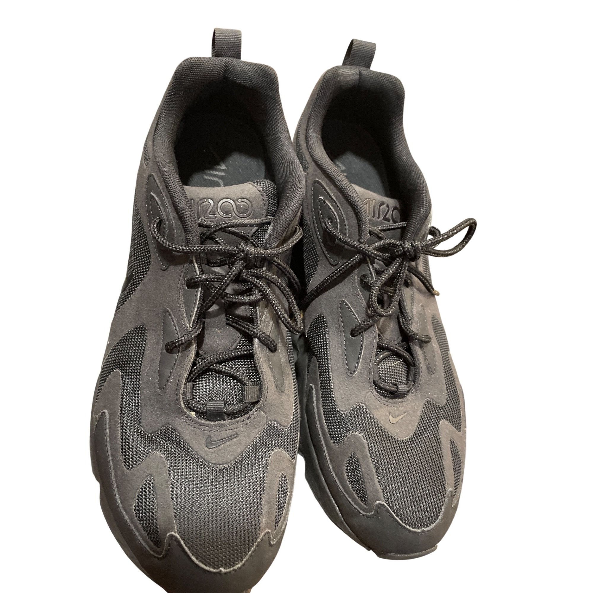 Nike Nike Air Max 200 triple black mens running sneakers sz 11 SK Size US 11 / EU 44 - 14 Thumbnail