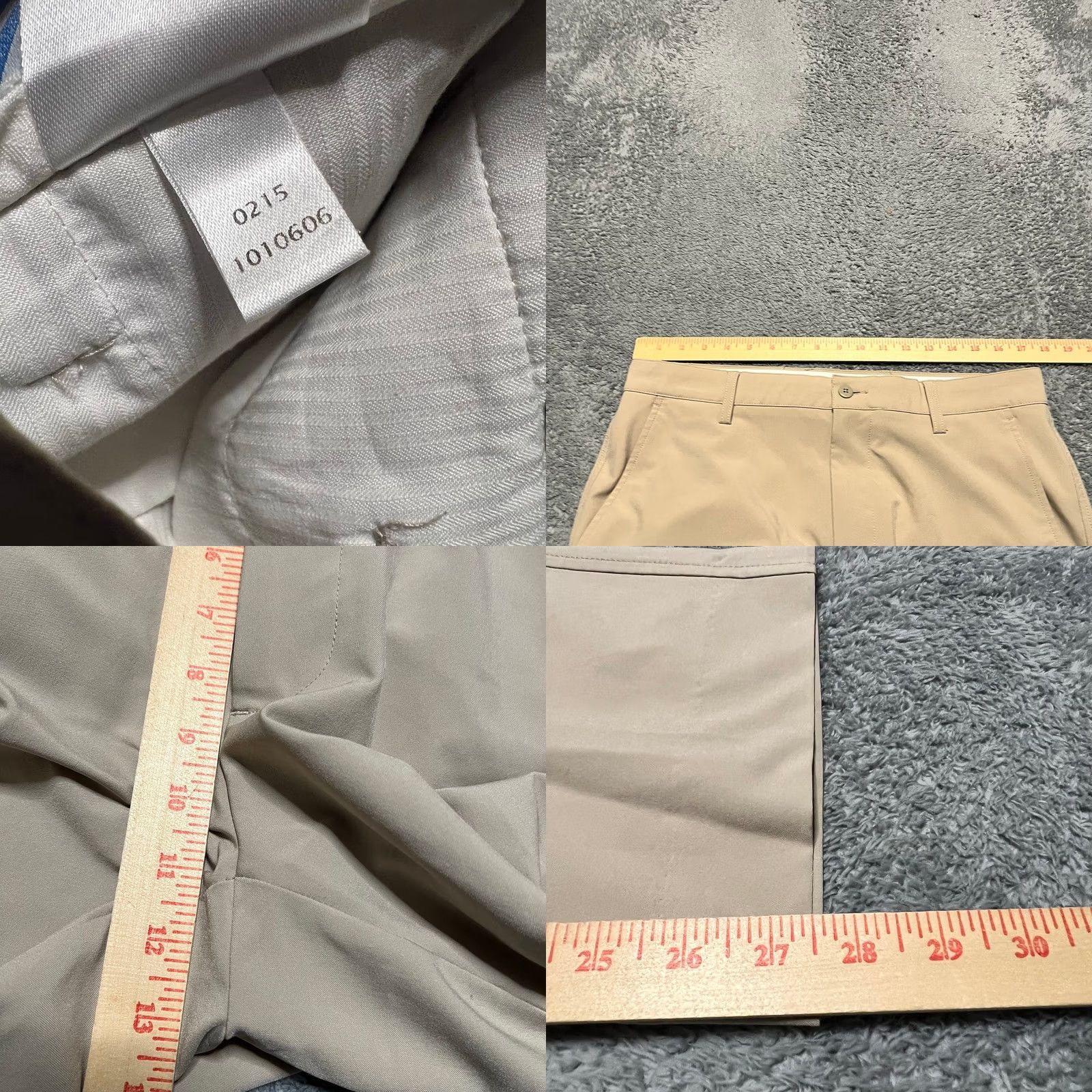 Footjoy Footjoy Pants Mens 34 x30 Beige Golf Performance Chino Regular Men 34 Beig e Size US 34 / EU 50 - 8 Thumbnail