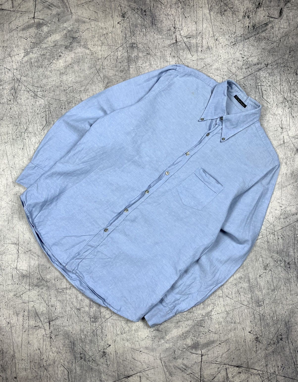 Paul Smith Designer Paul Smith Luxury Cotton/Linen Shirt pocket Size US L / EU 52-54 / 3 - 1 Thumbnail