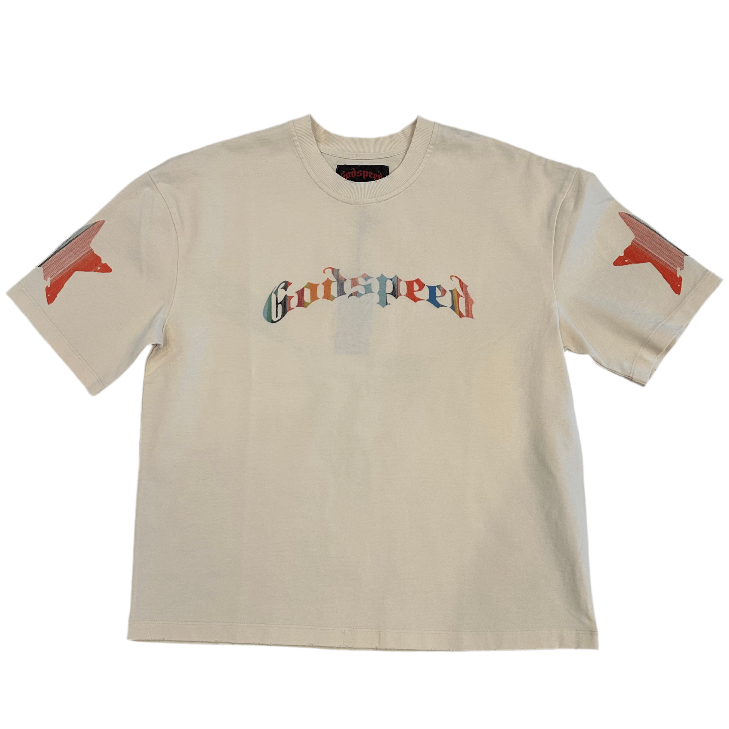 Godspeed Godspeed Pastel Cowboy T-Shirt "Bone" Size US S / EU 44-46 / 1 - 1 Thumbnail