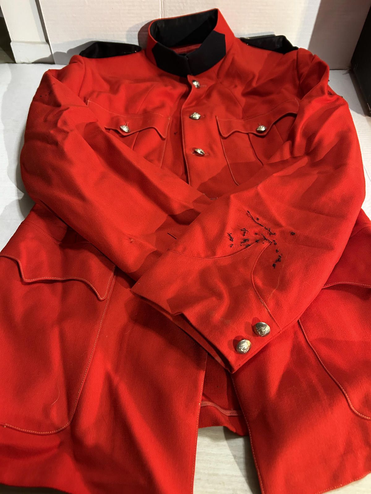 Other Authentic Vintage 1959 RCMP Red Serge Tunic with Provenance Size ONE SIZE - 5 Thumbnail