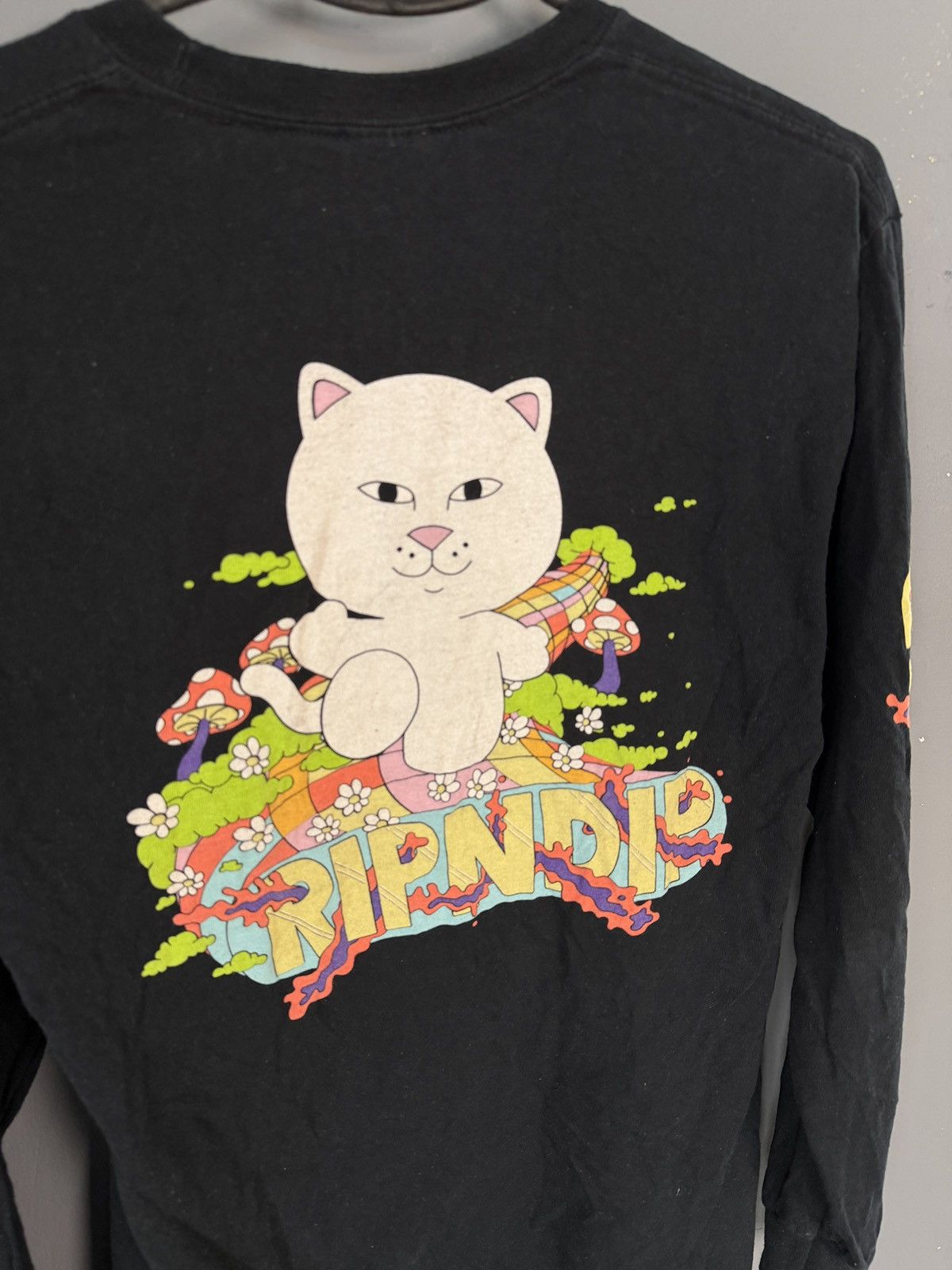 RIPNDIP 🐈🐈 Rip N Dip Black Cotton Long Sleeve T-Shirt Size US M / EU 48-50 / 2 - 4 Thumbnail